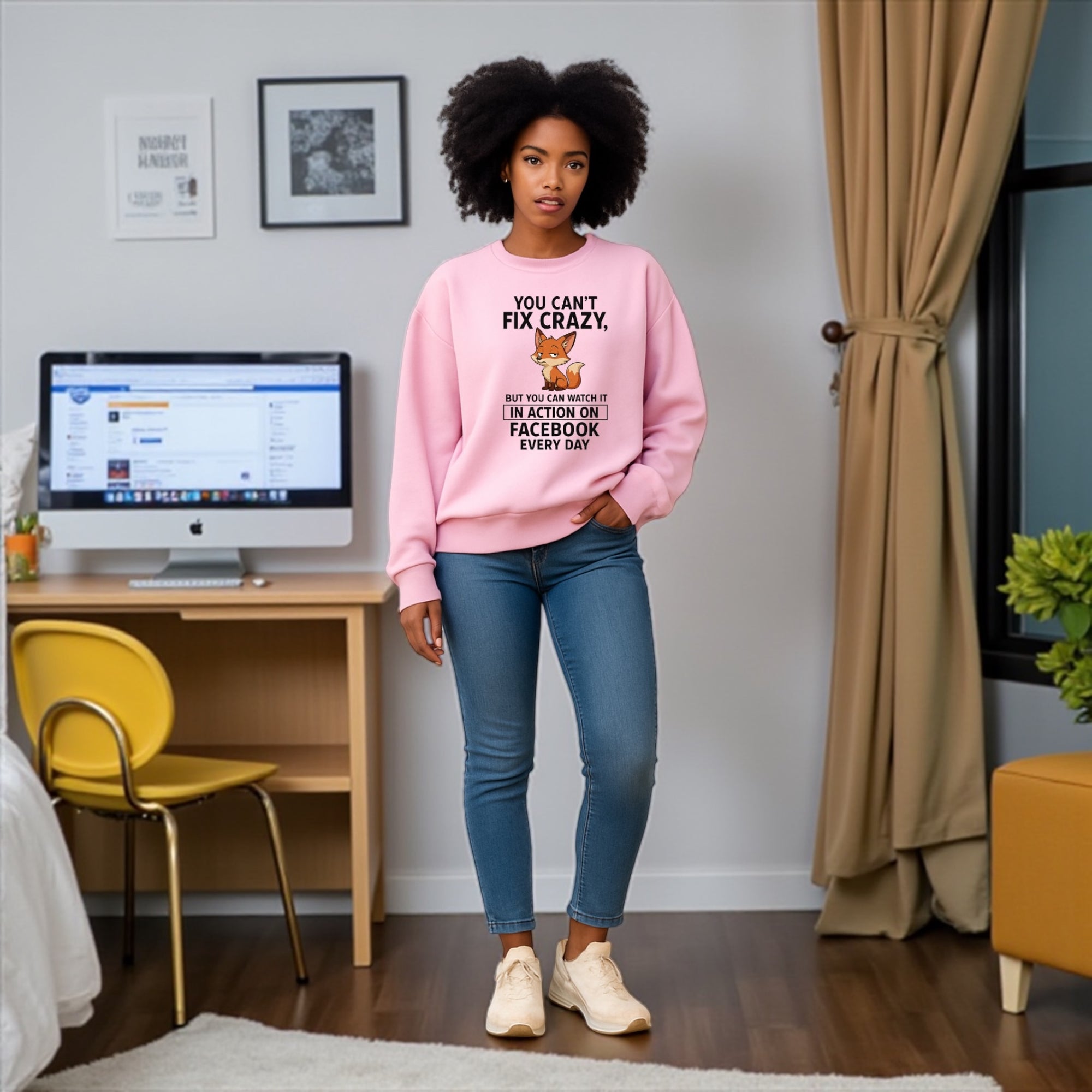 You Canโt Fix Crazy Sweatshirt