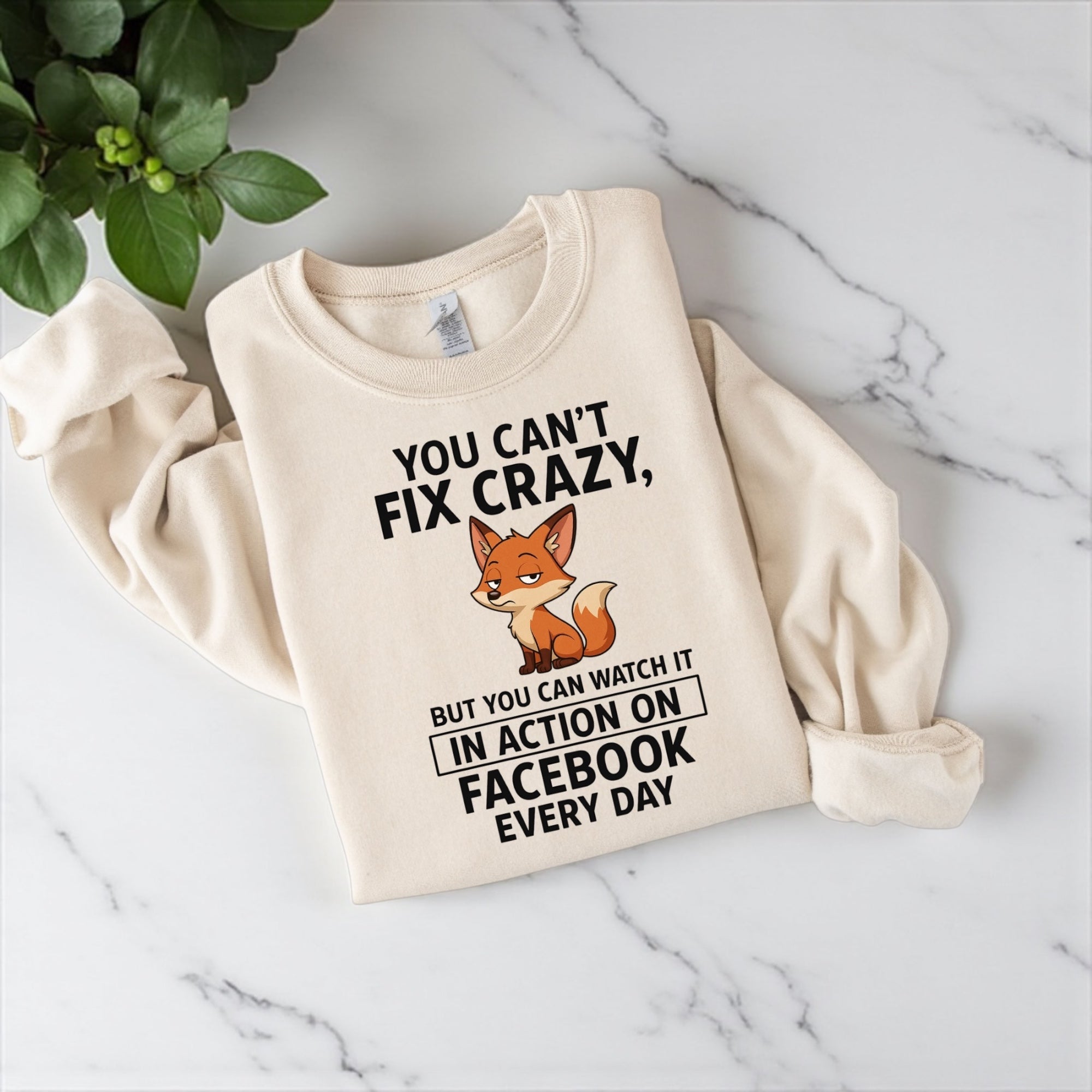 You Canโt Fix Crazy Sweatshirt
