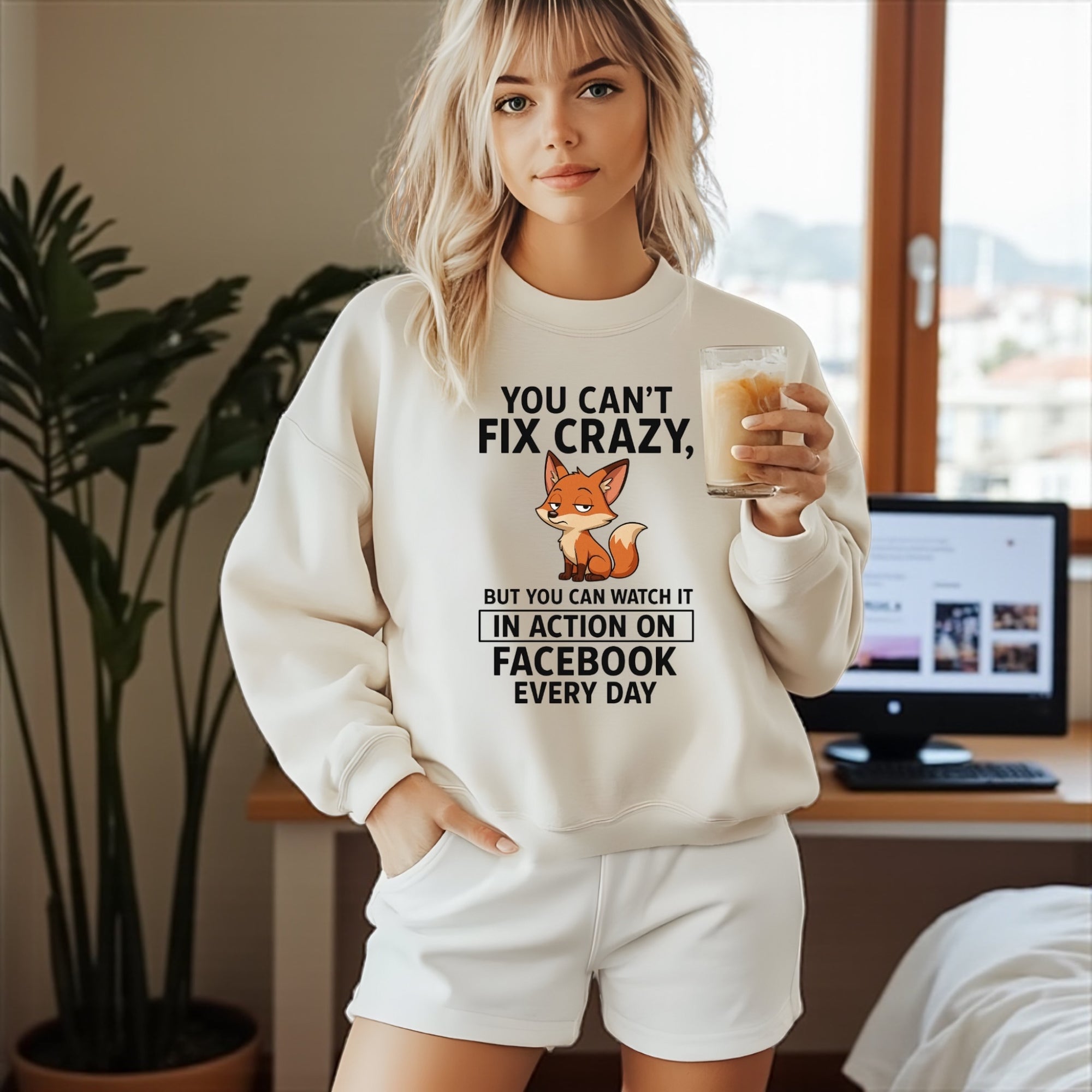 You Canโt Fix Crazy Sweatshirt