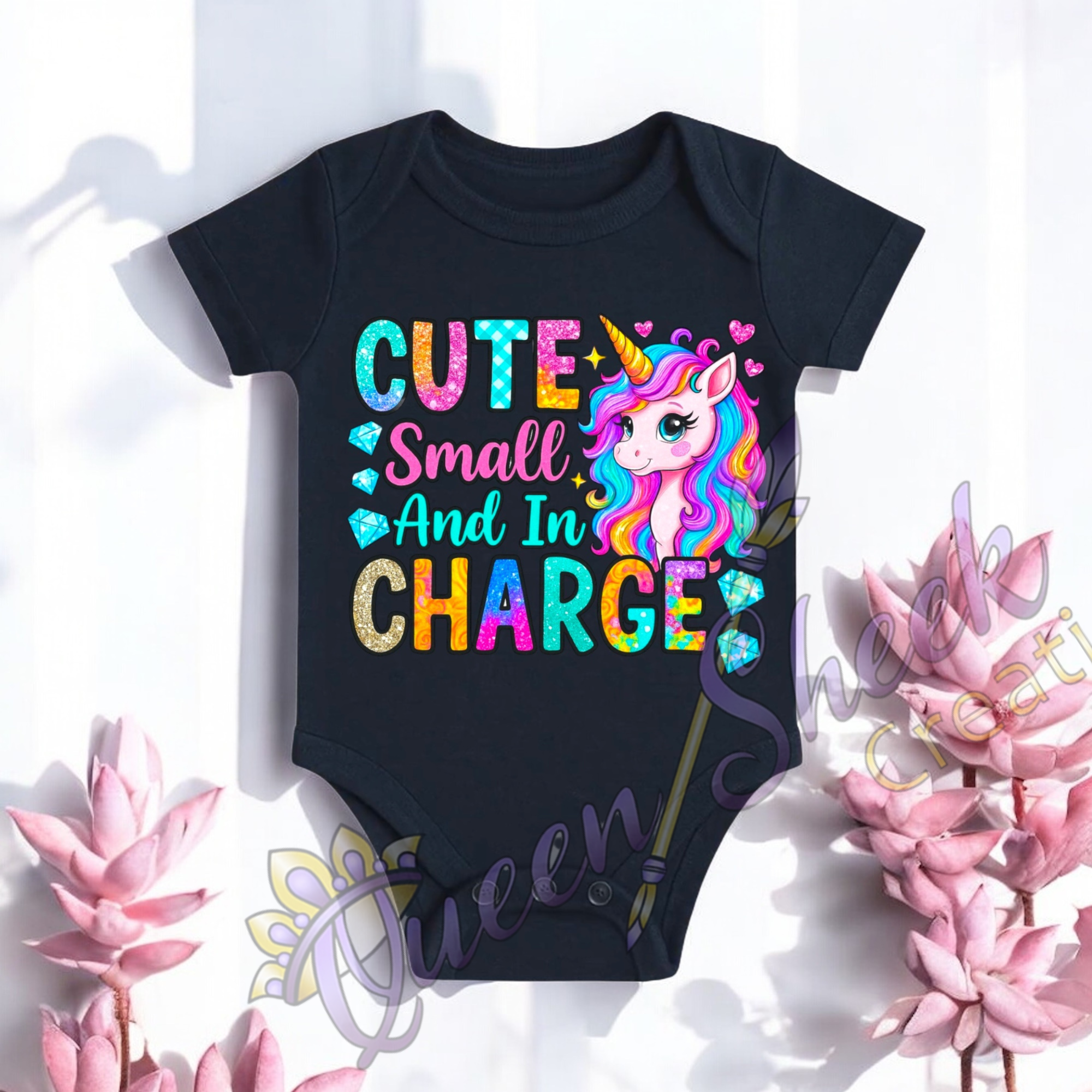 Cute Small And In Charge Onsies