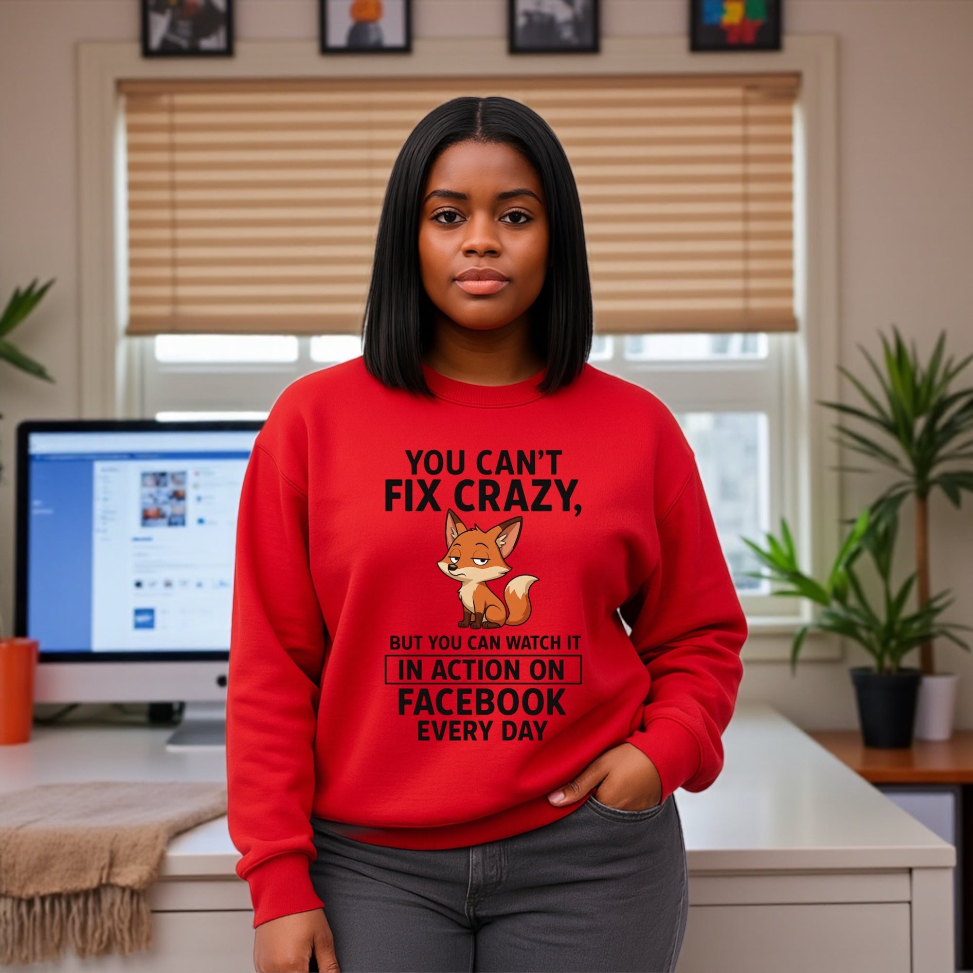 You Canโt Fix Crazy Sweatshirt