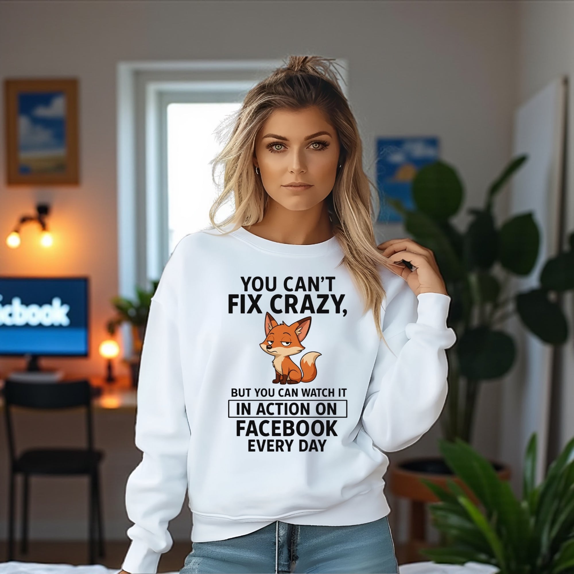 You Canโt Fix Crazy Sweatshirt