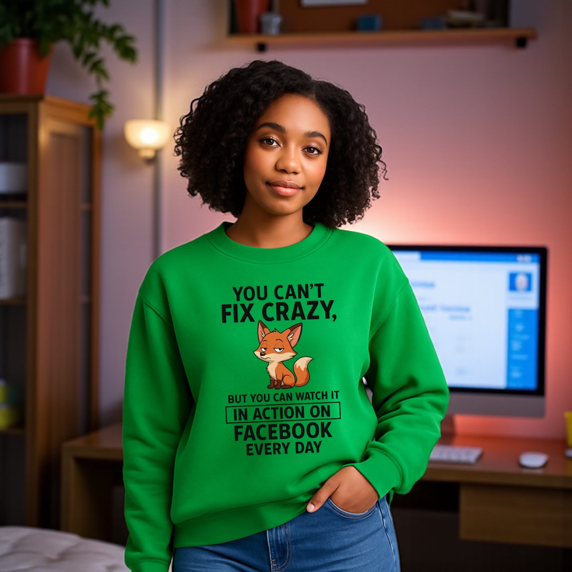 You Canโt Fix Crazy Sweatshirt