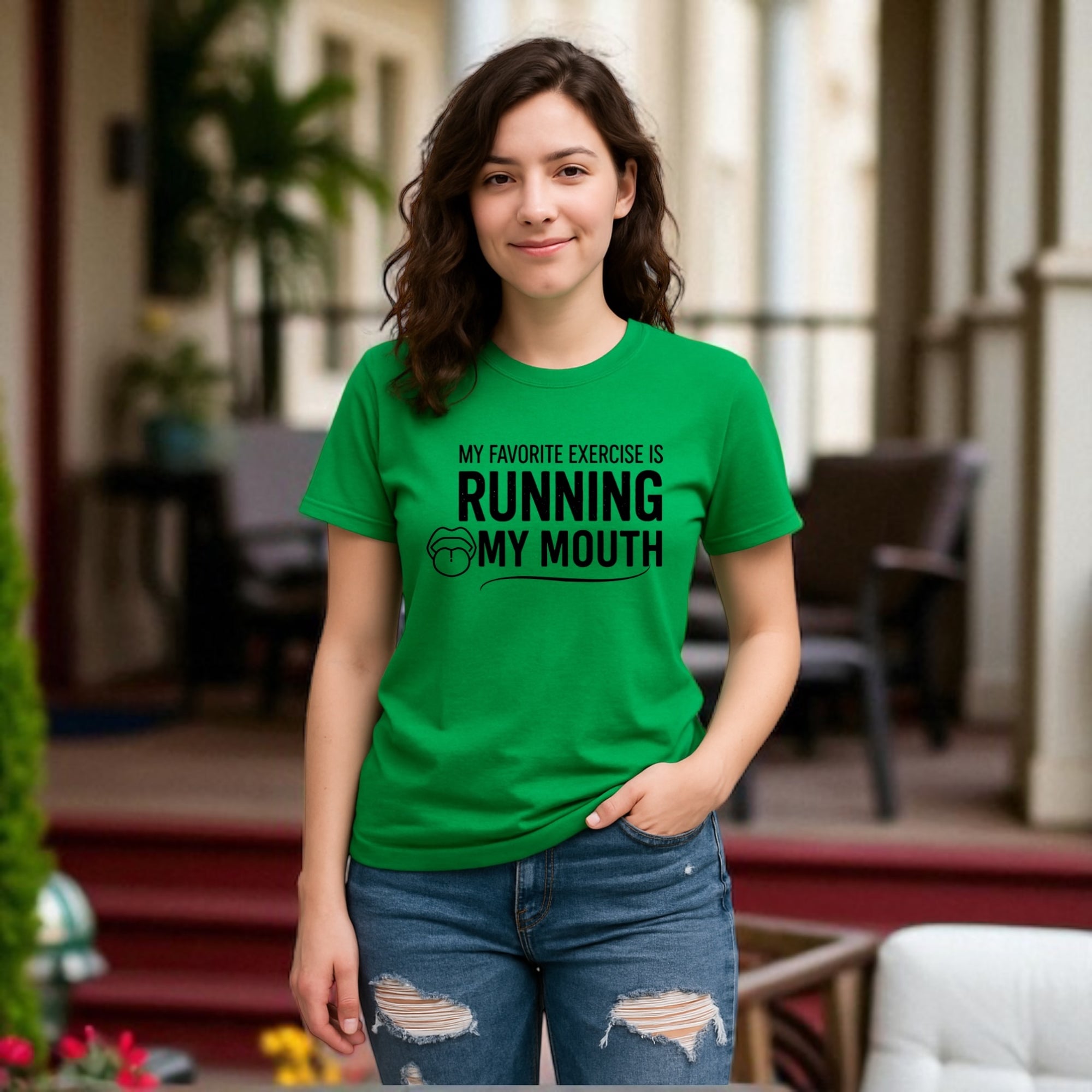 Running My Mouth Adult Tshirts