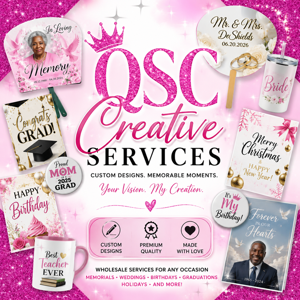 QSC Custom Wholesale Creative Services