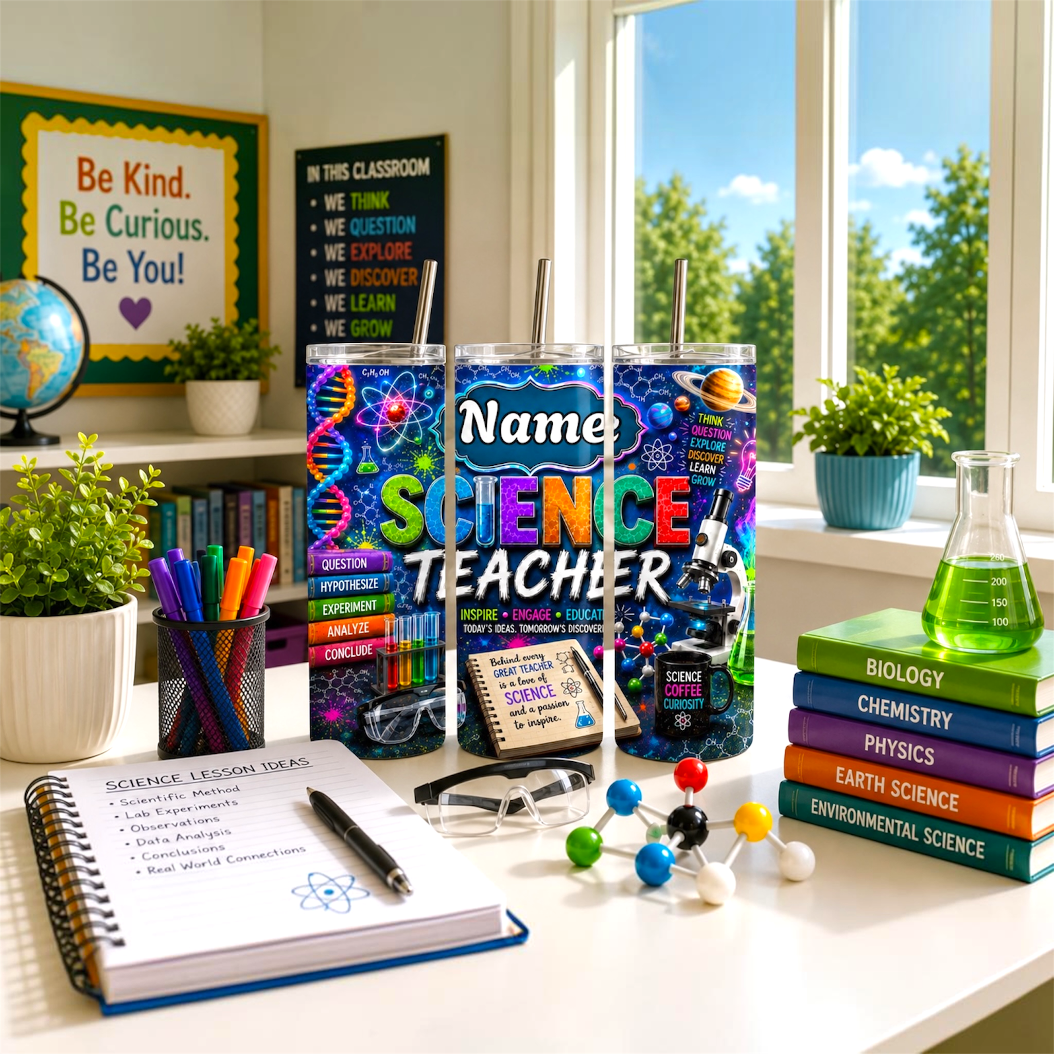 Custom Subject Teacher Tumbler