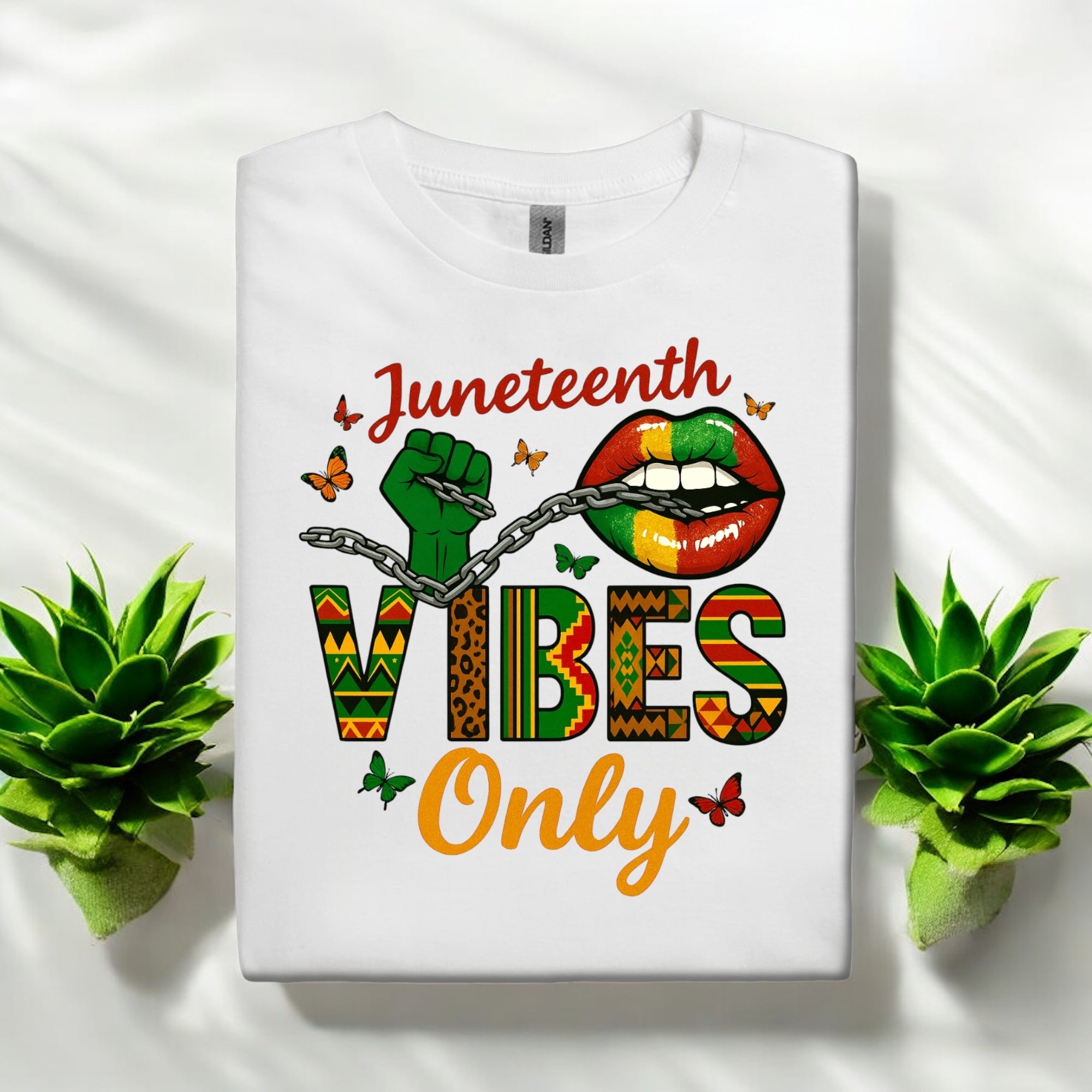 Juneteenth Vibes Only Tshirt