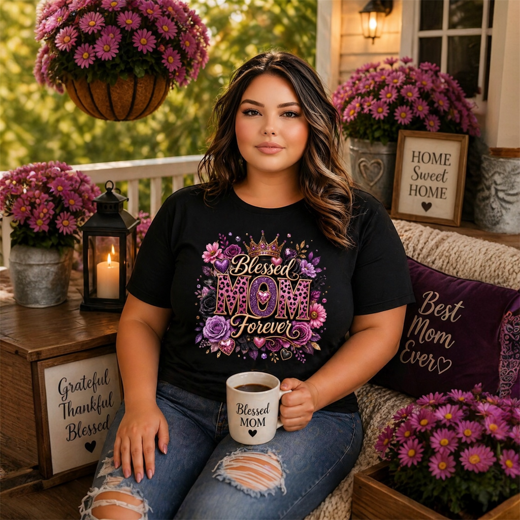 Blessed Mom Forever Tshirt