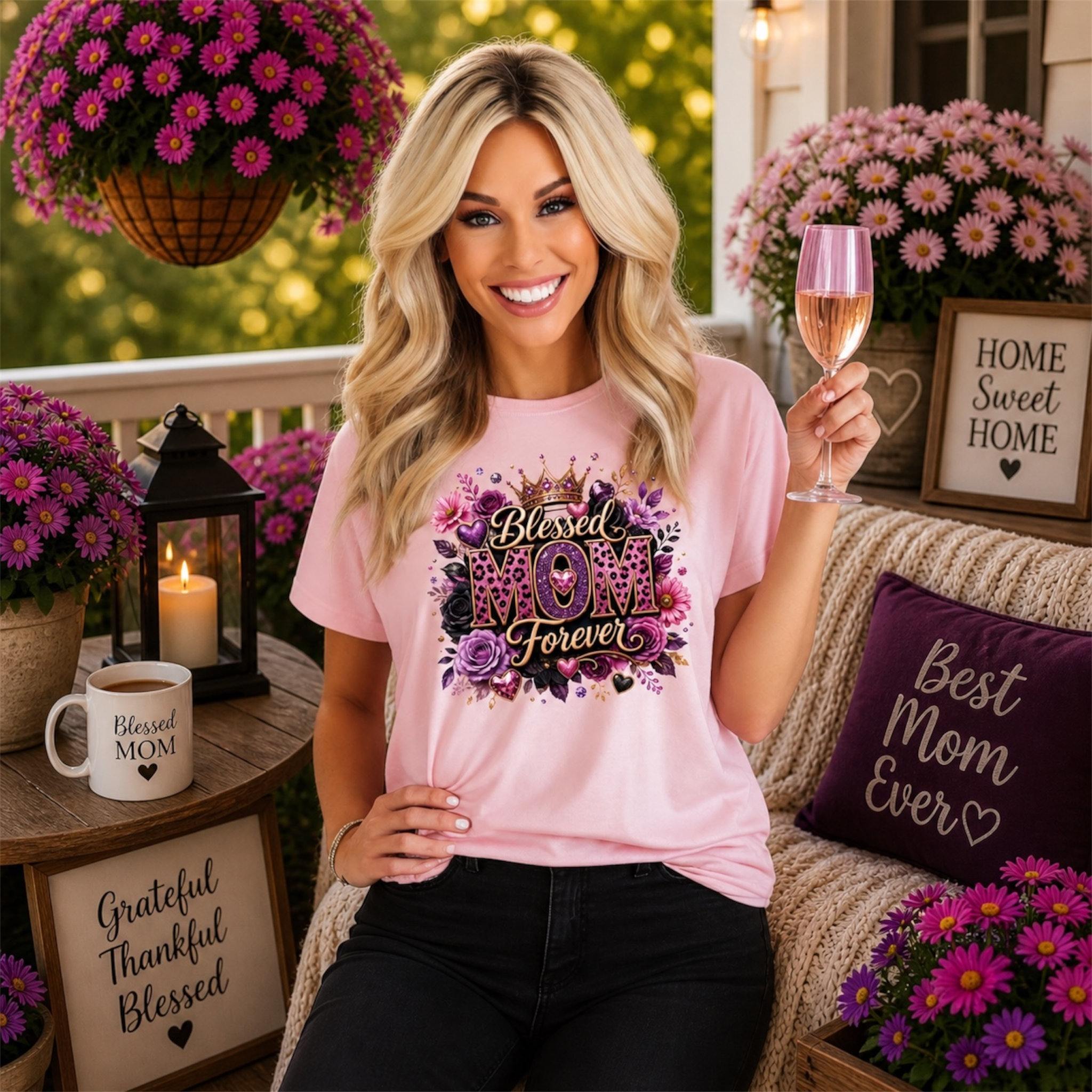 Blessed Mom Forever Tshirt