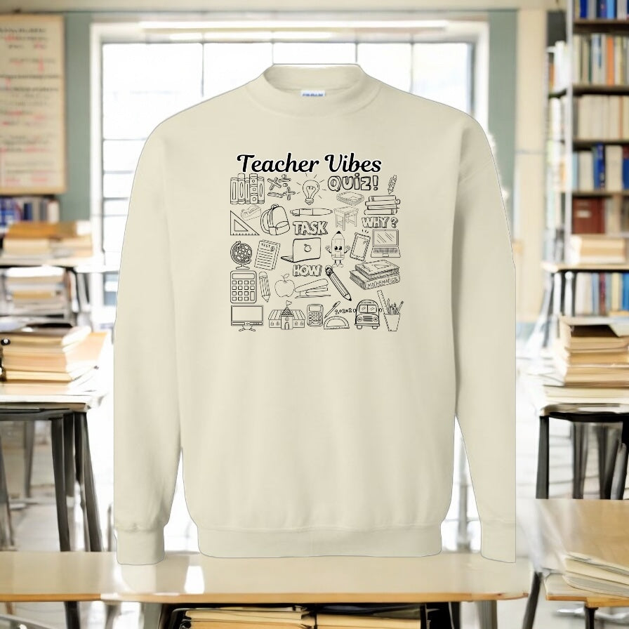 Teacher Vibes Sweatshirt