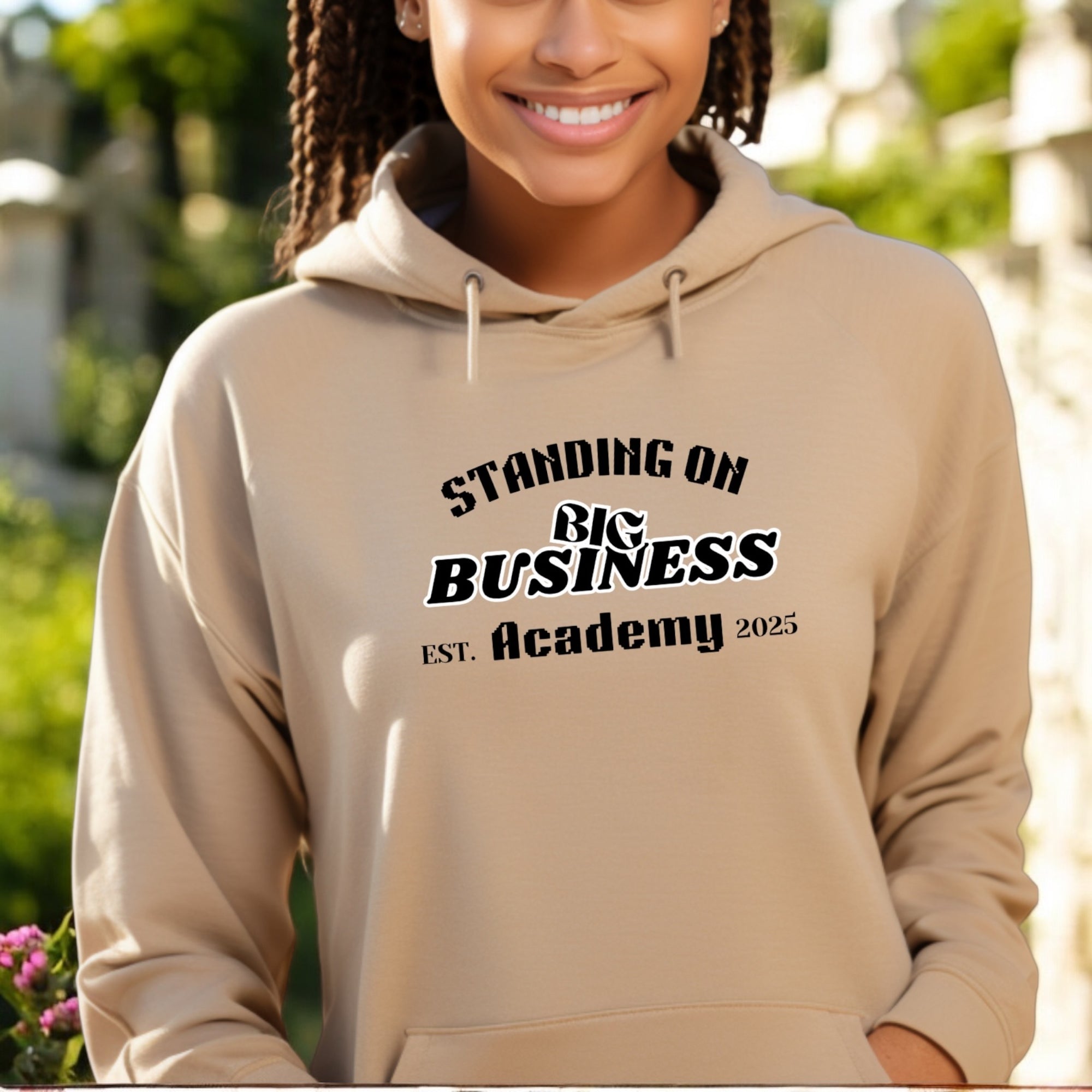 Standing on Big Business Hoodie