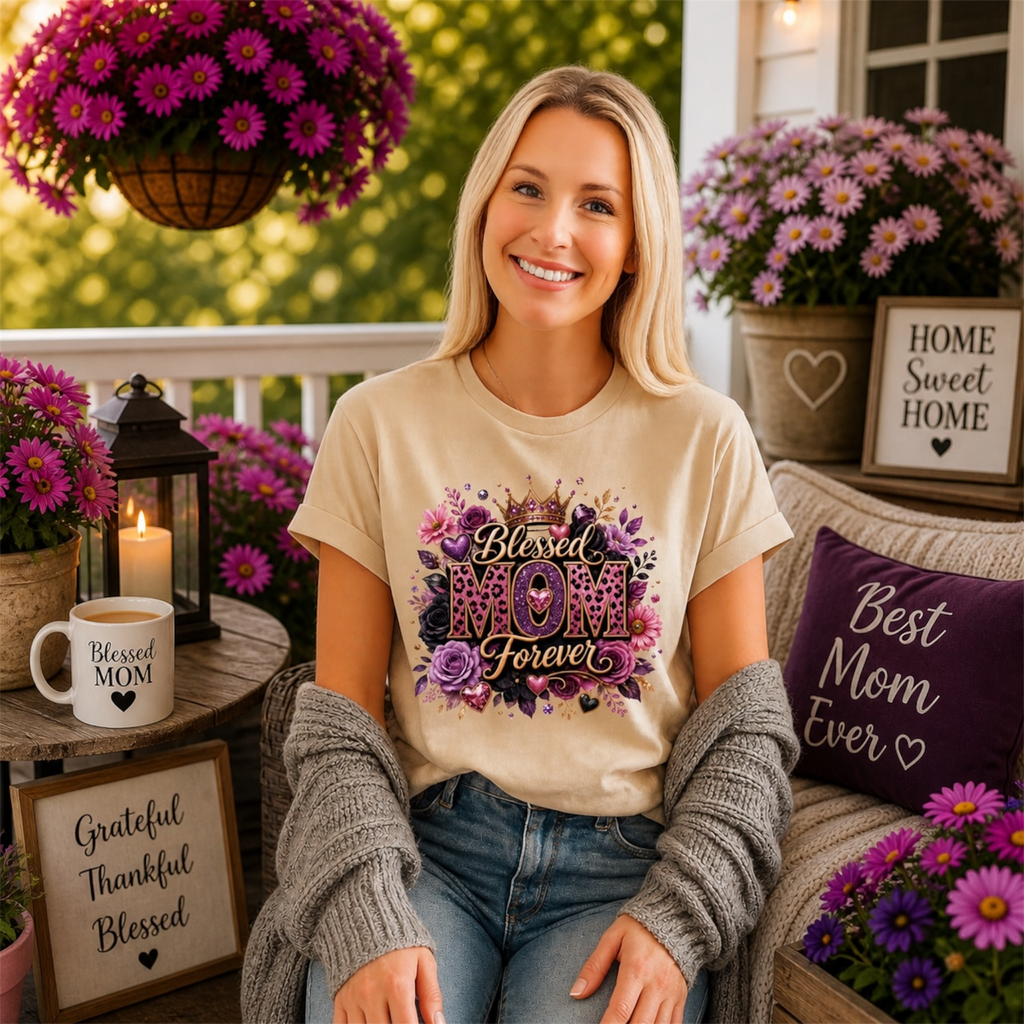 Blessed Mom Forever Tshirt