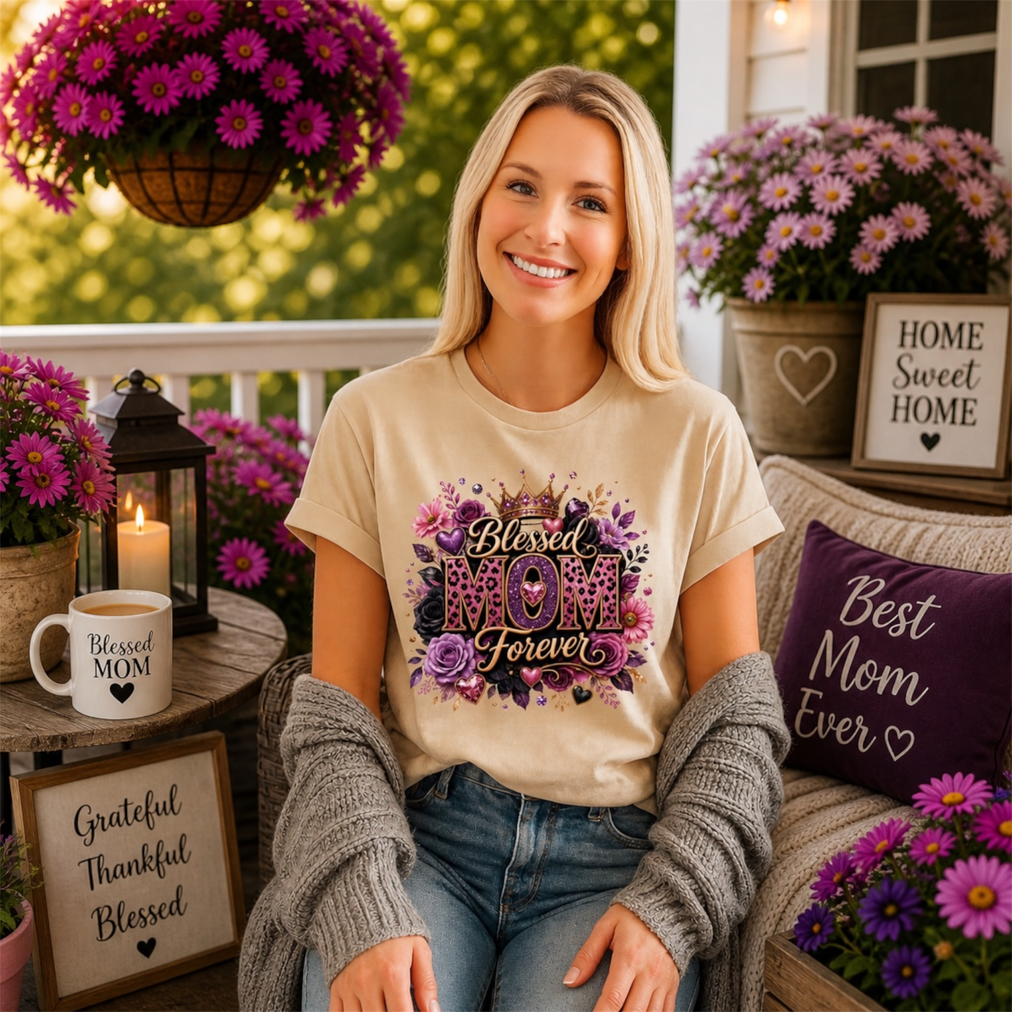 Blessed Mom Forever Tshirt