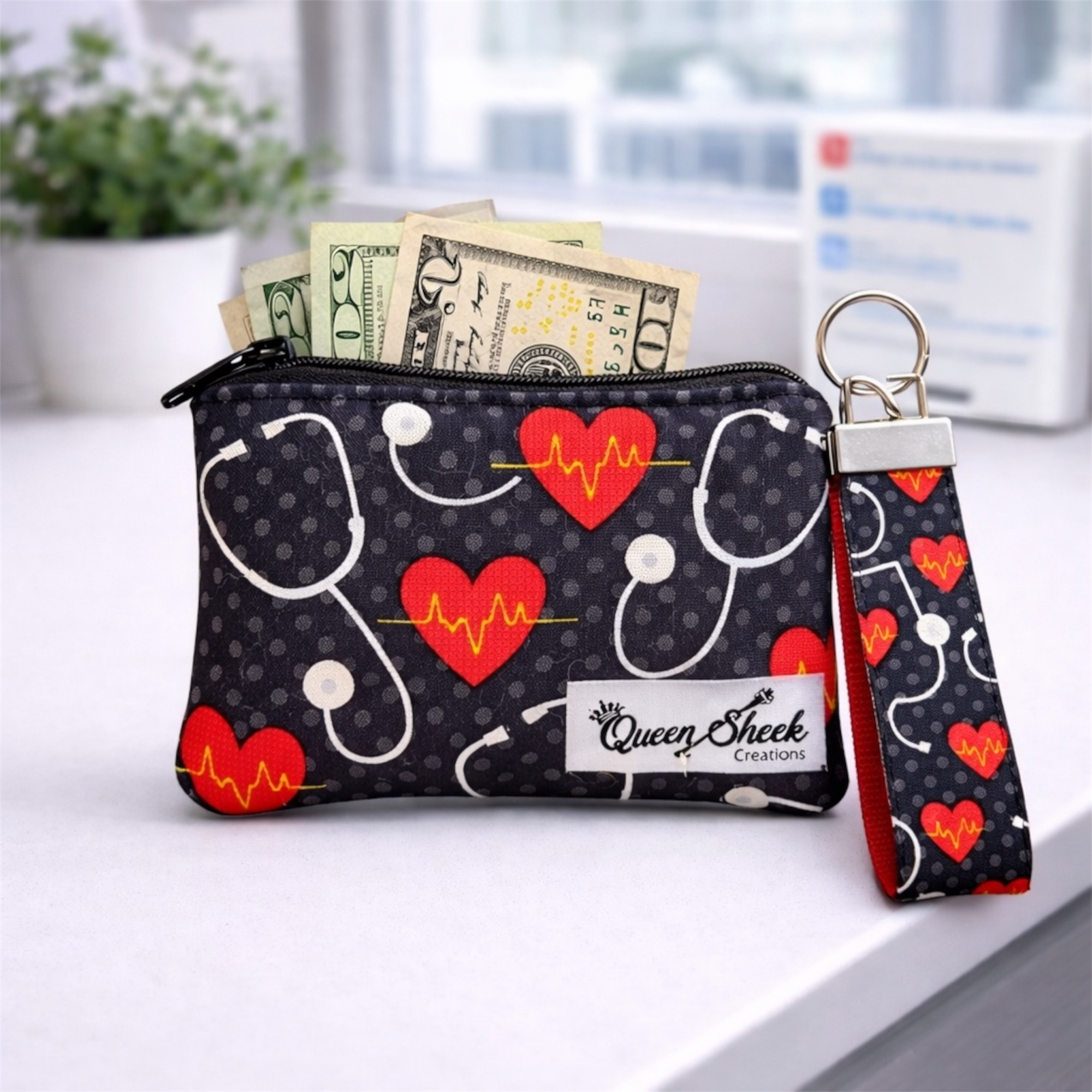 Nurse Pulse Keychain Set