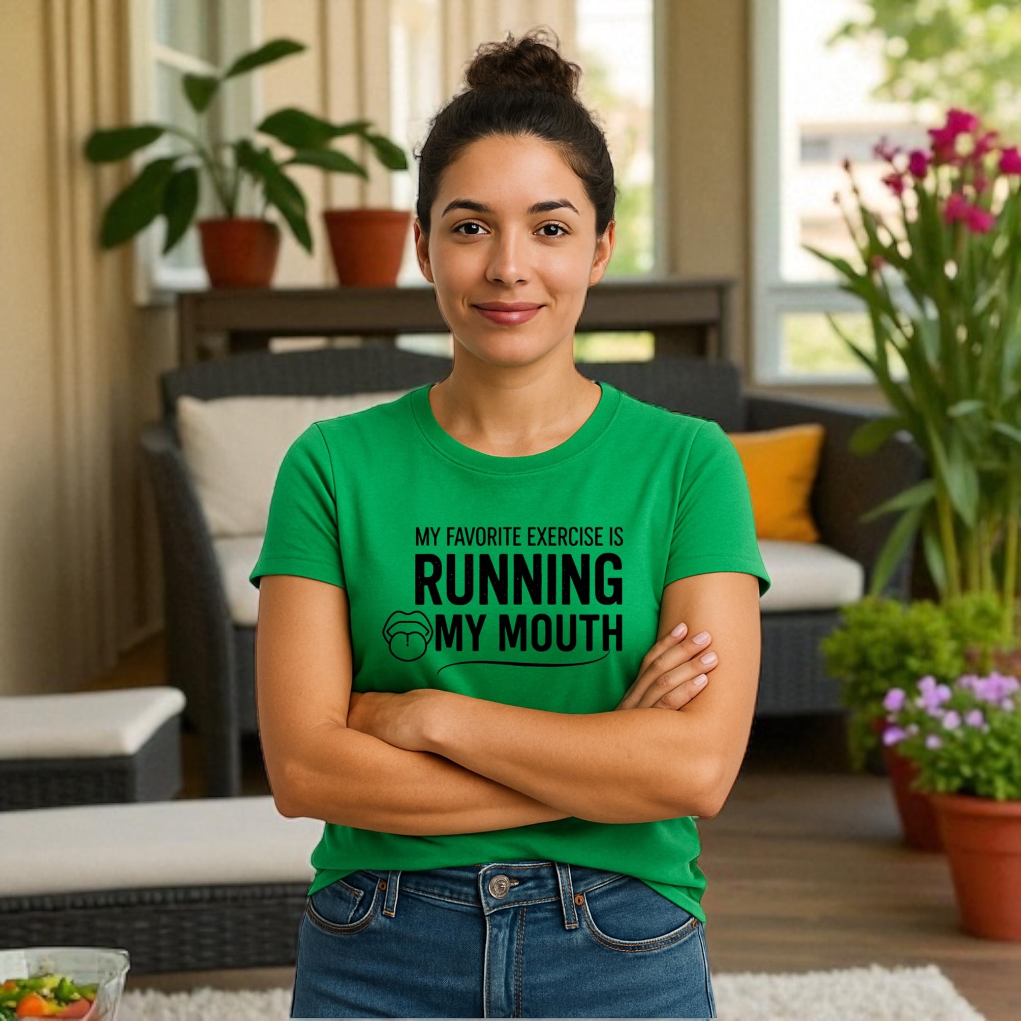Running My Mouth Adult Tshirts