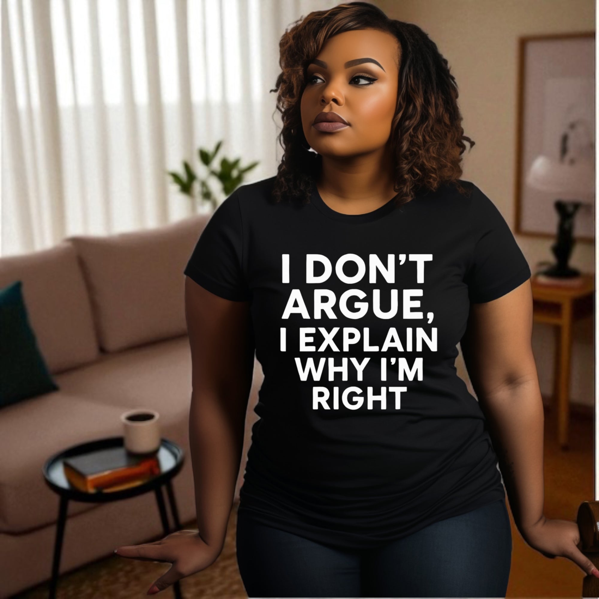 I don’t Argue I Explain Adult Tshirts