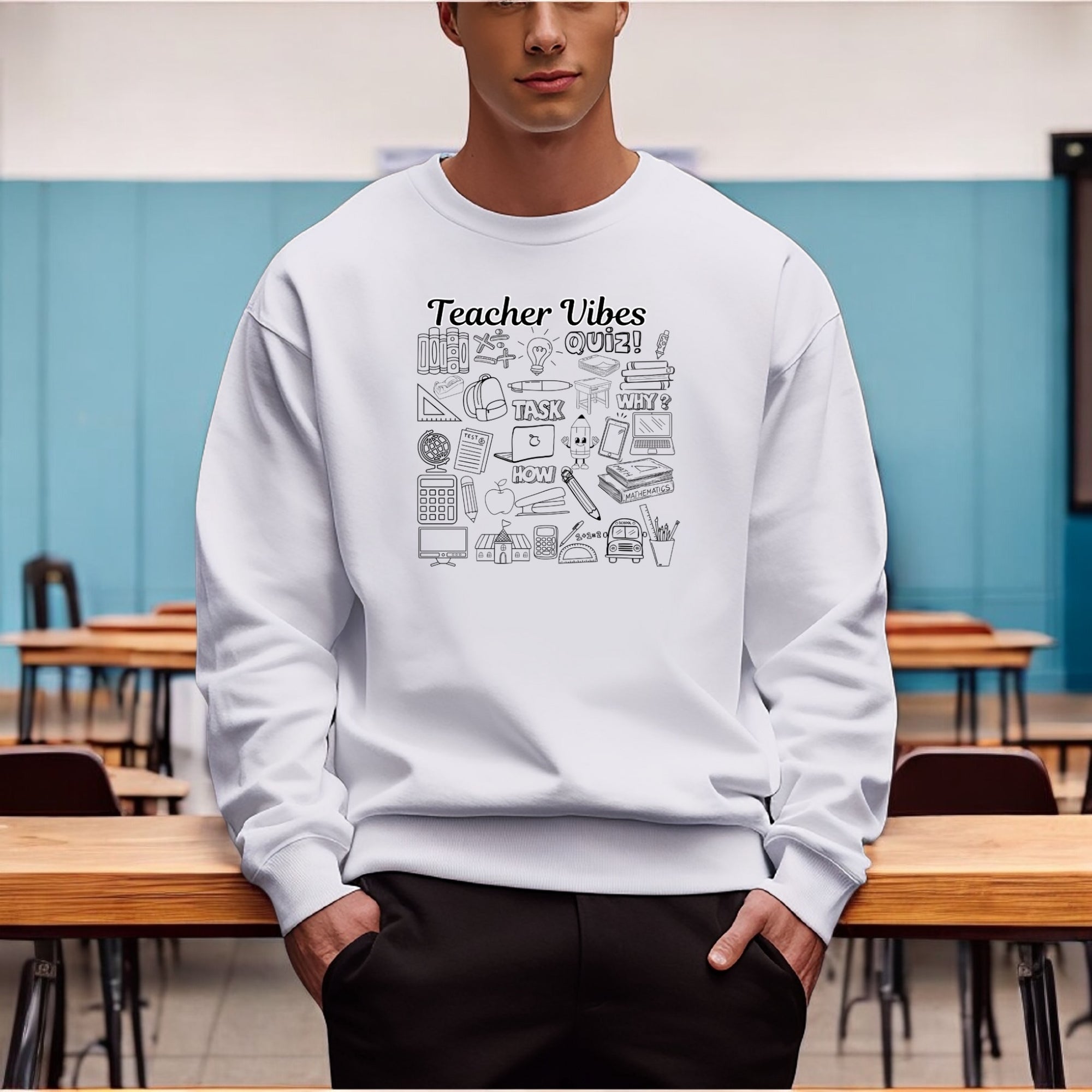 Teacher Vibes Sweatshirt