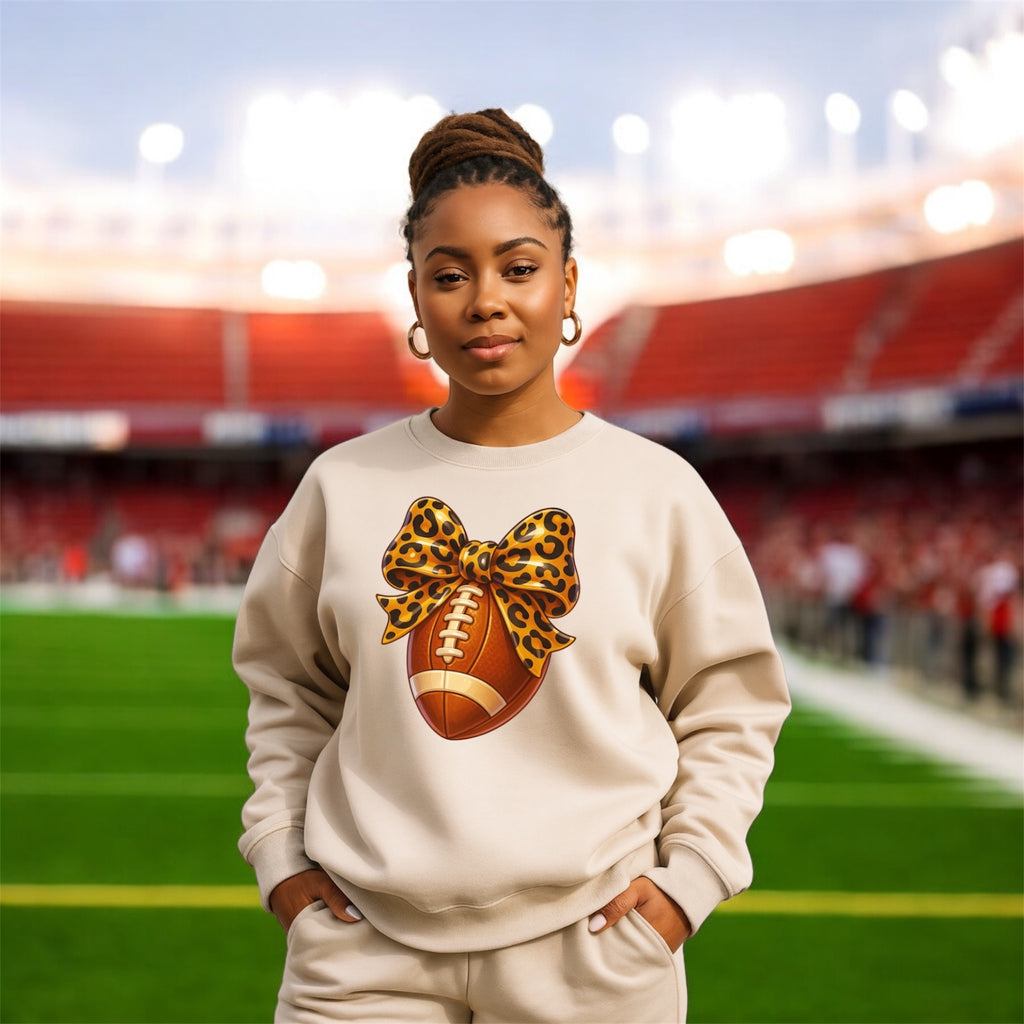 Cheetah Football Sweatshirt