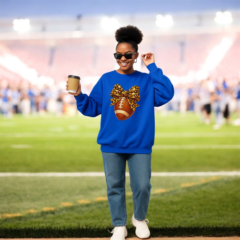 Cheetah Football Sweatshirt