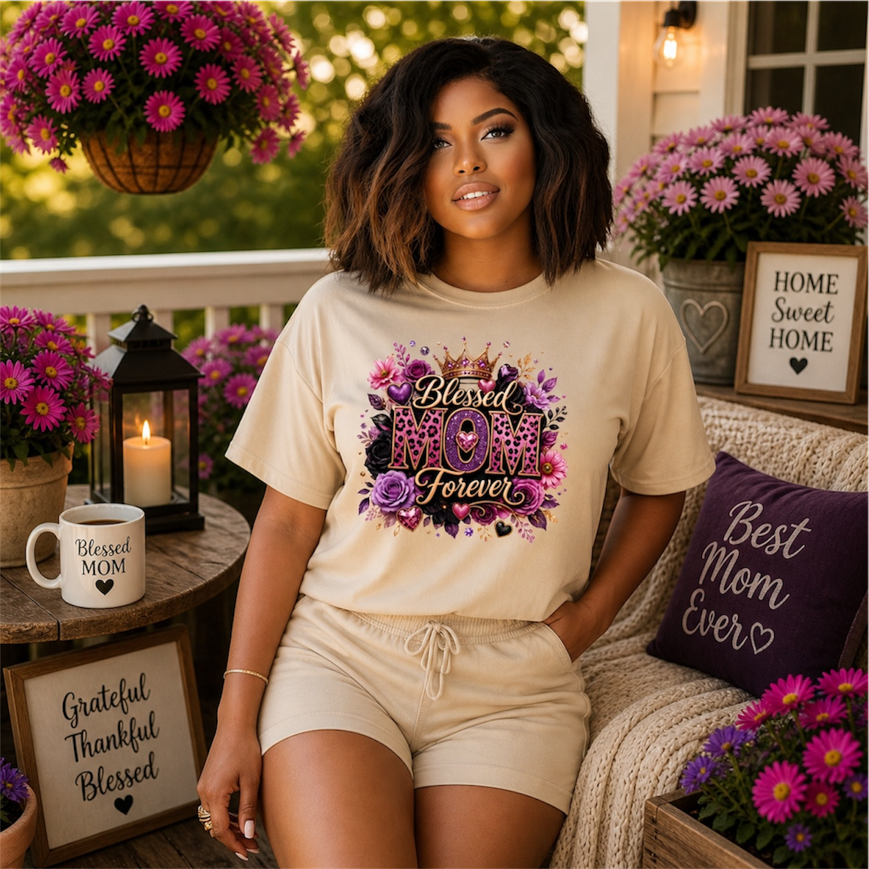 Blessed Mom Forever Tshirt