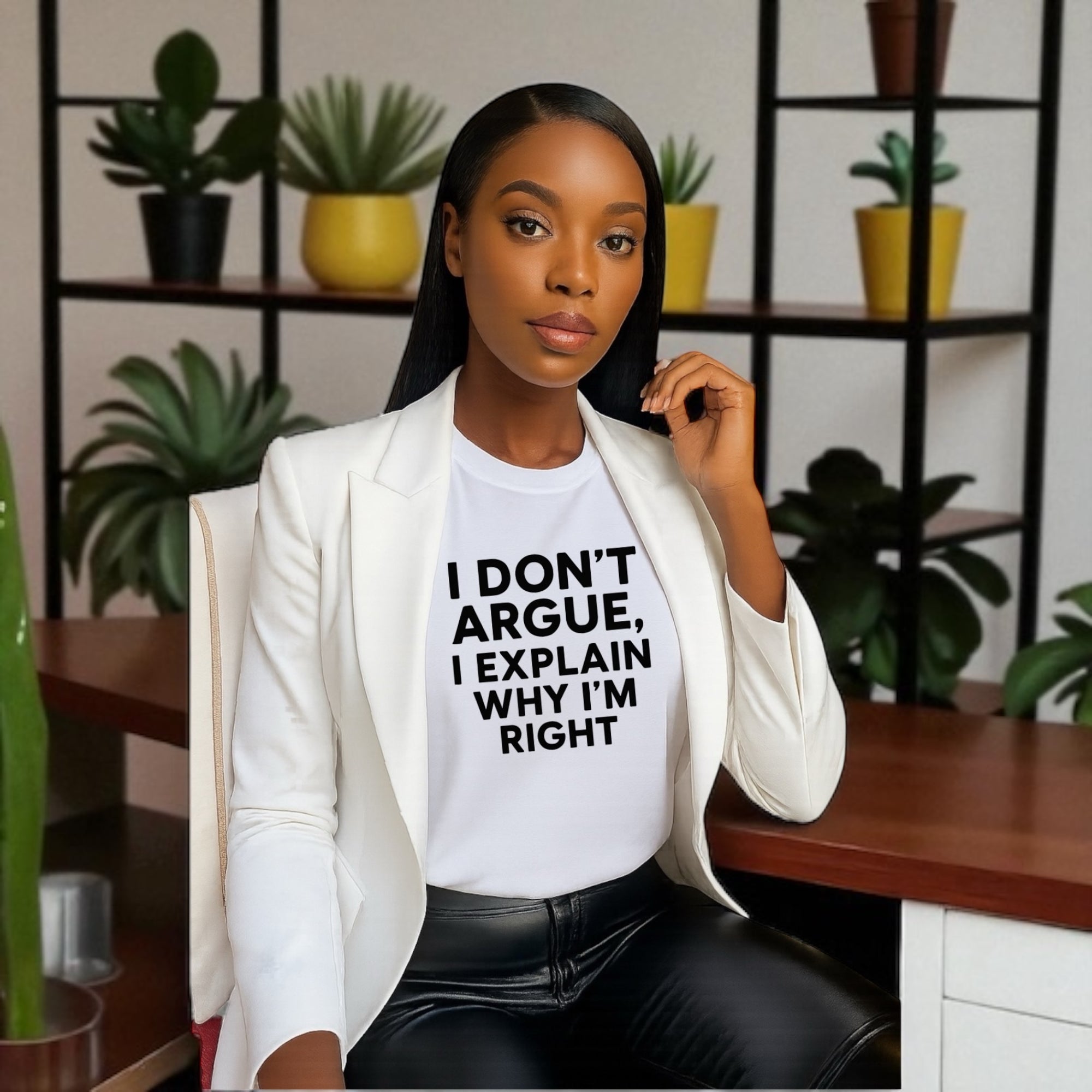 I don’t Argue I Explain Adult Tshirts