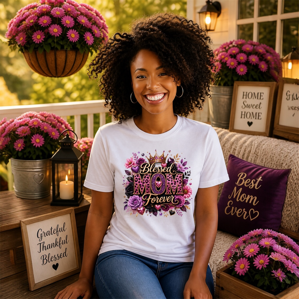 Blessed Mom Forever Tshirt