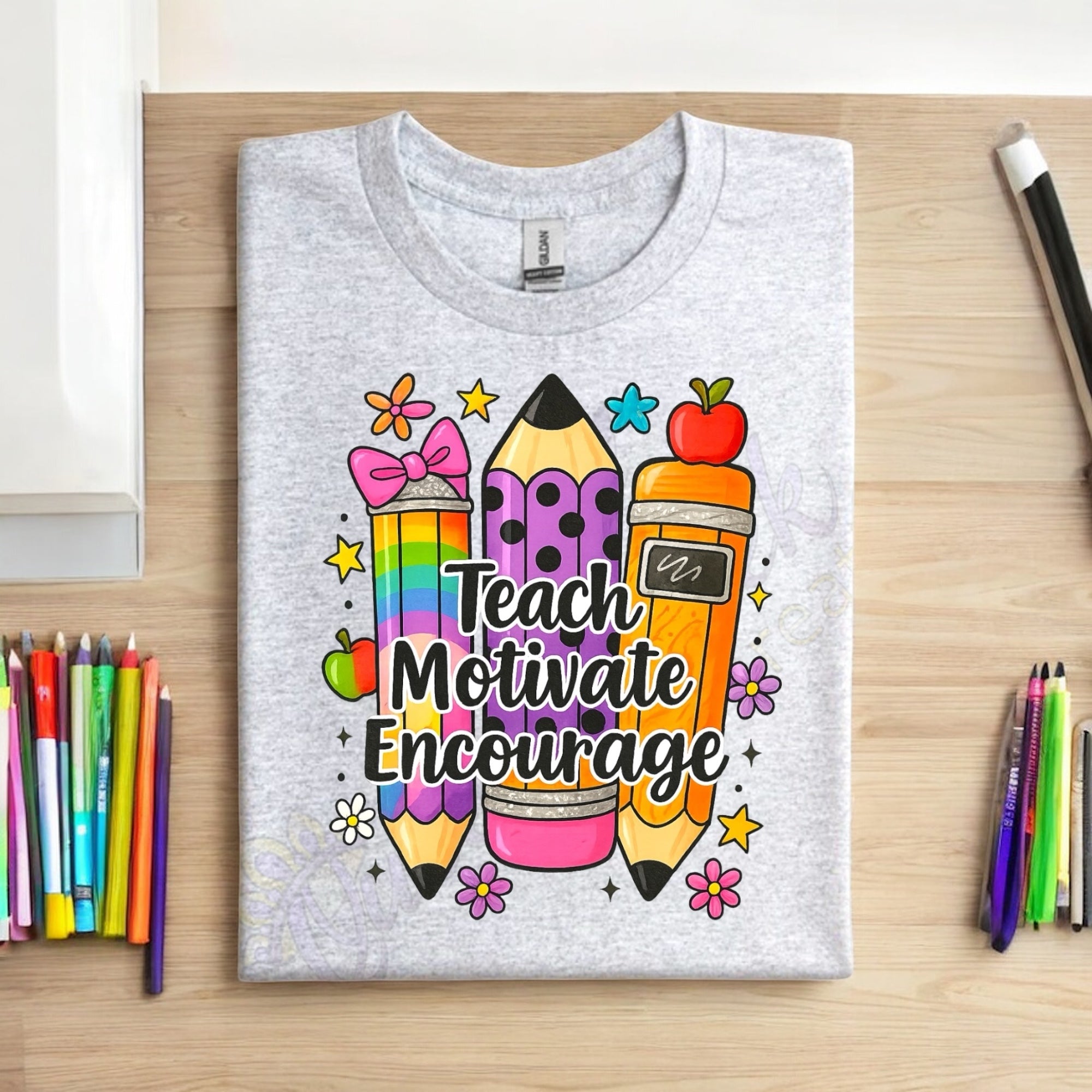 Teach, Motivate, Encourage Tshirts