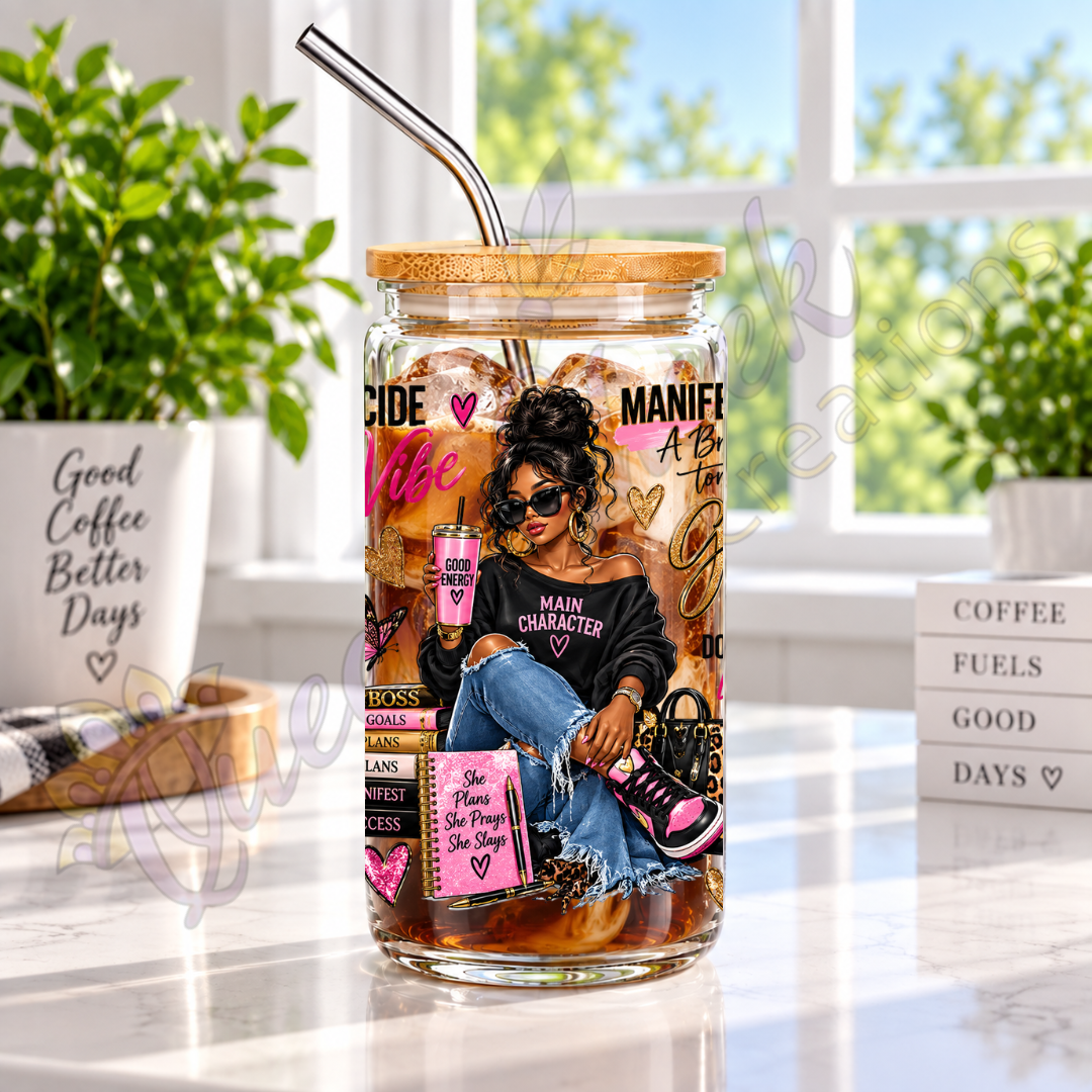 She’s the Vibe Glass Cup