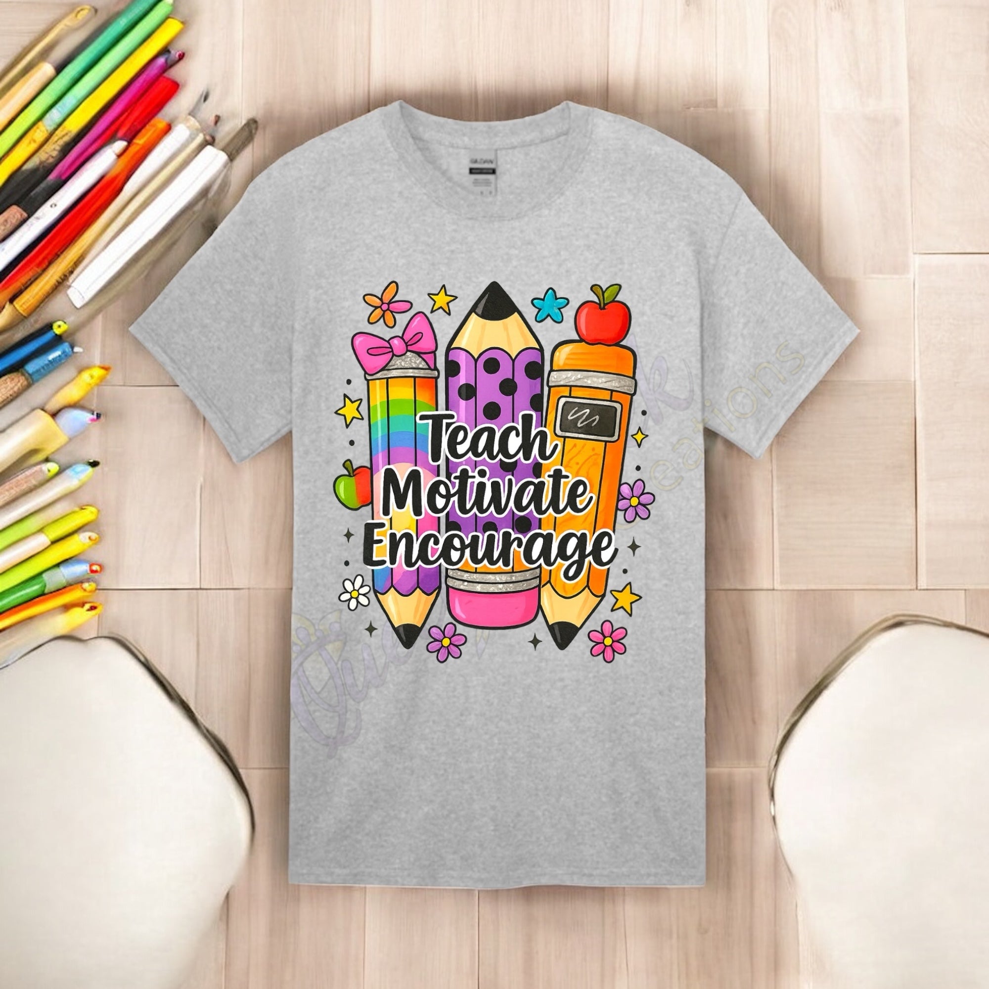 Teach, Motivate, Encourage Tshirts