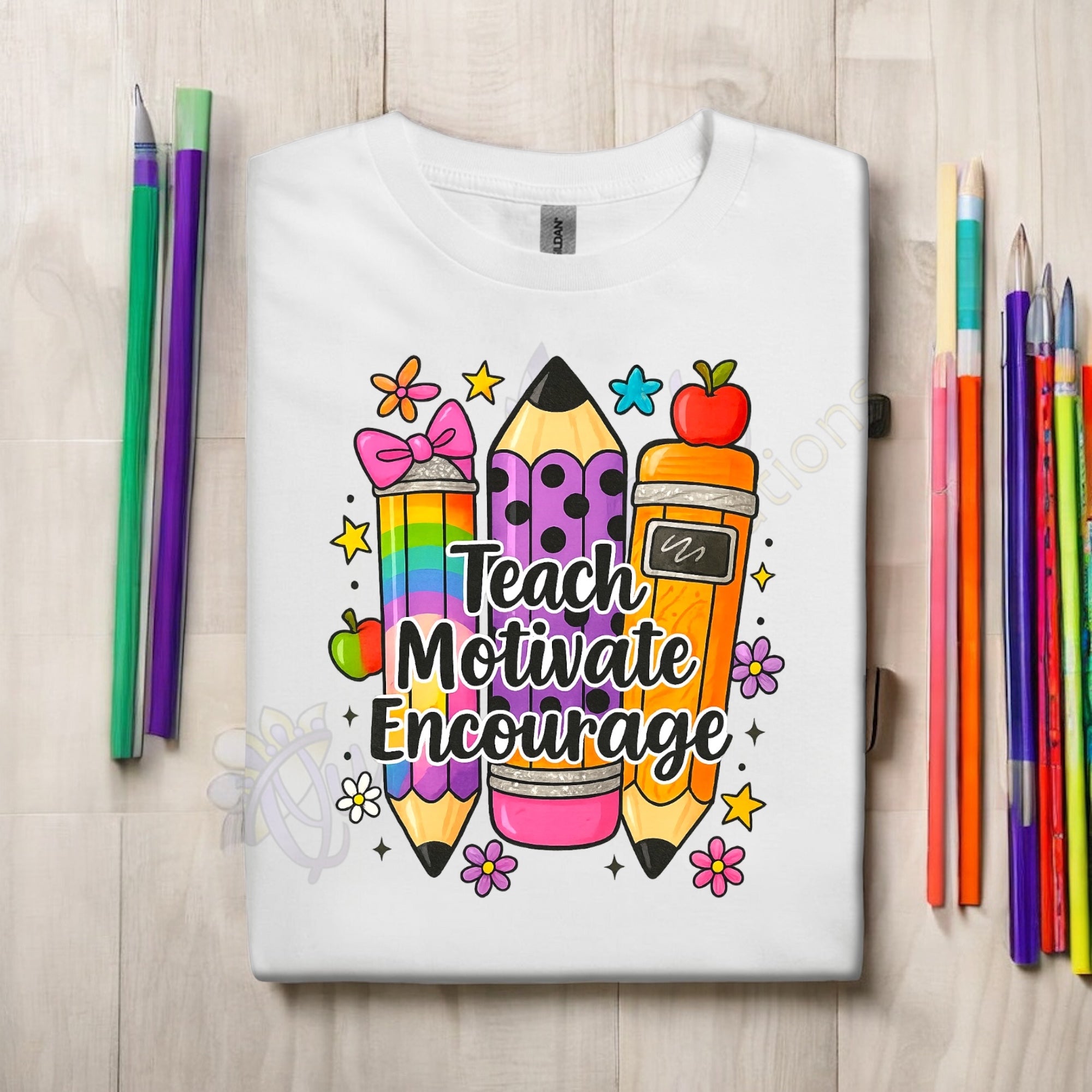 Teach, Motivate, Encourage Tshirts