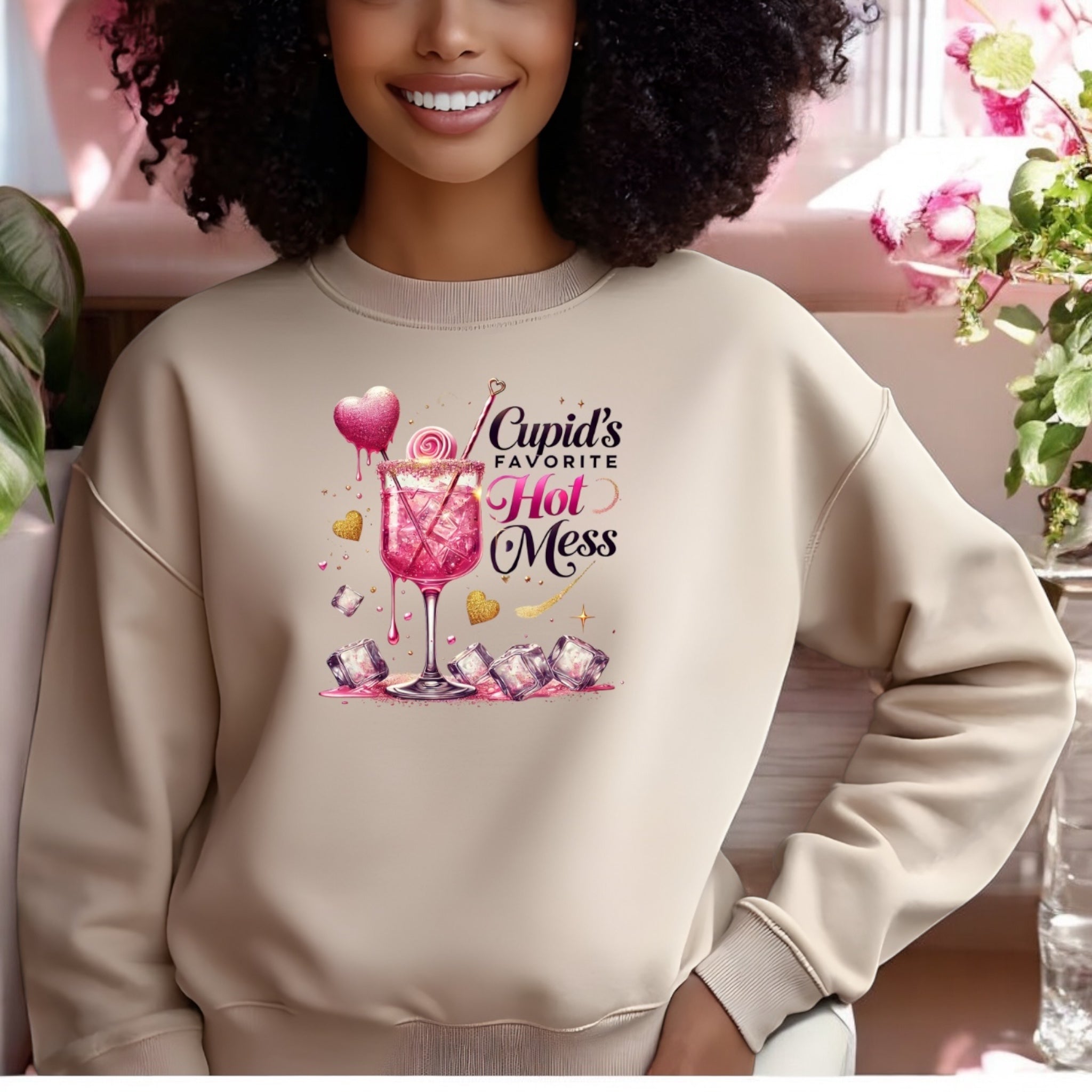 Cupid's Hot Mess Sweatshirt – Queen Sheek Creations