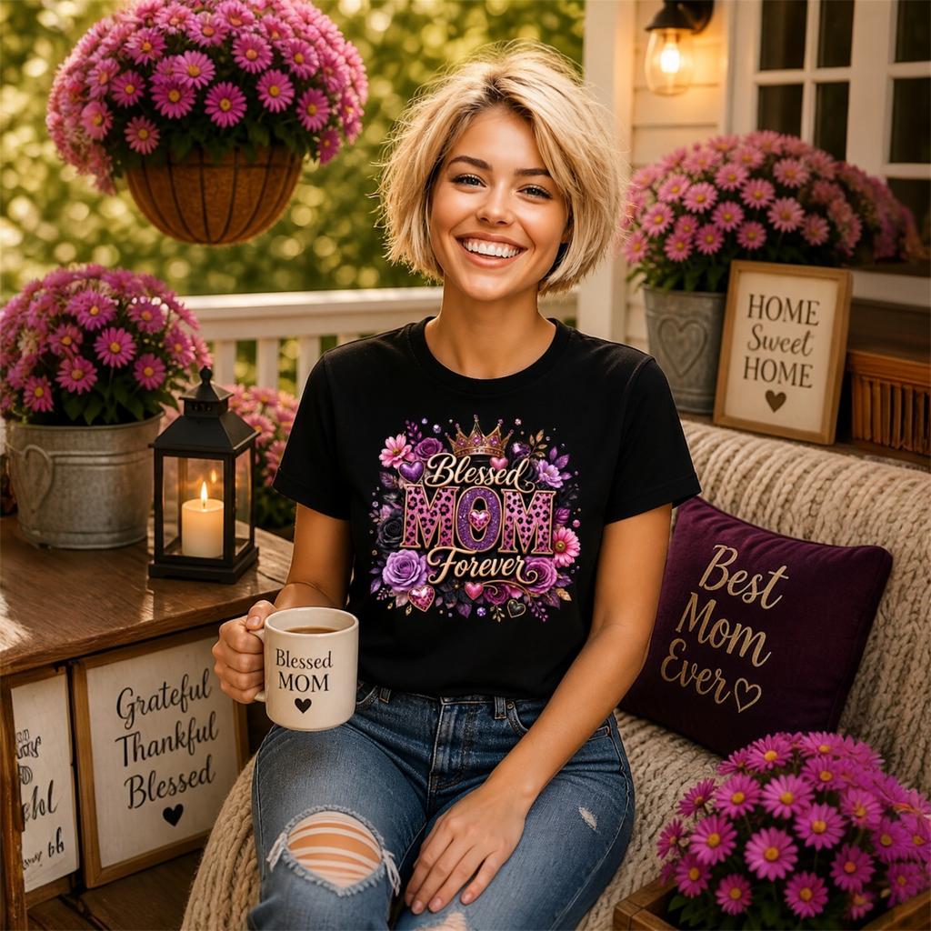Blessed Mom Forever Tshirt