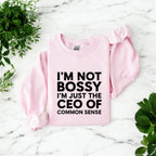CEO of Common Sense Sweatshirt