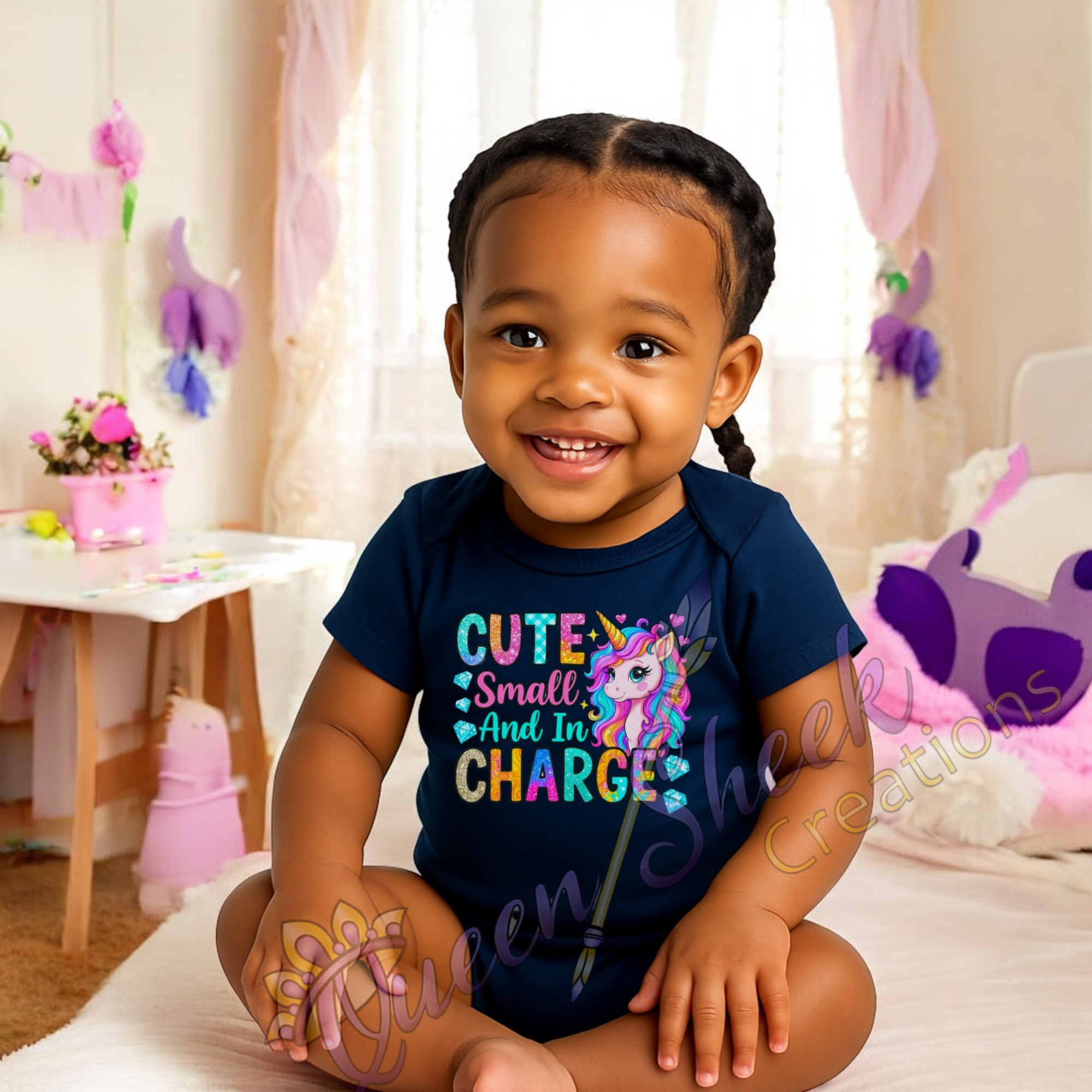 Cute Small And In Charge Onsies
