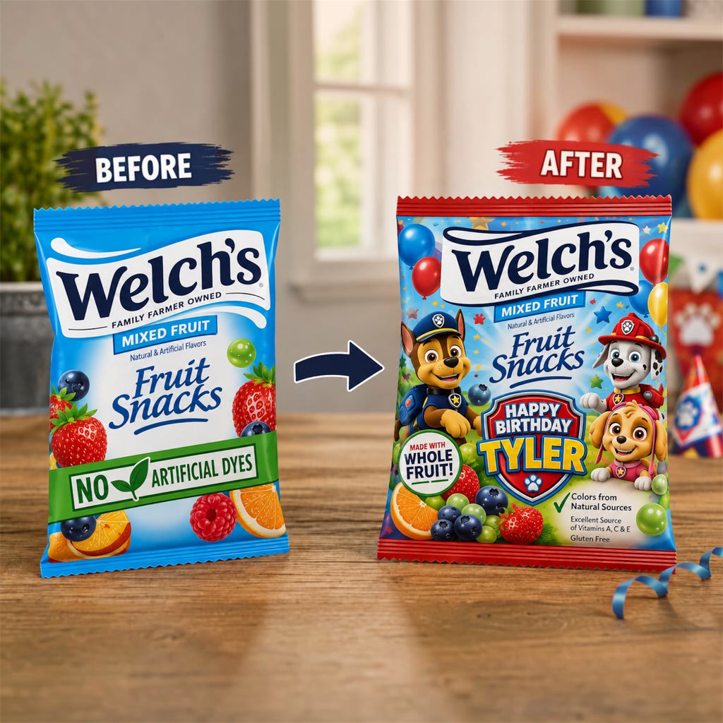 Custom Welch’s Fruit snacks (Wholesale)