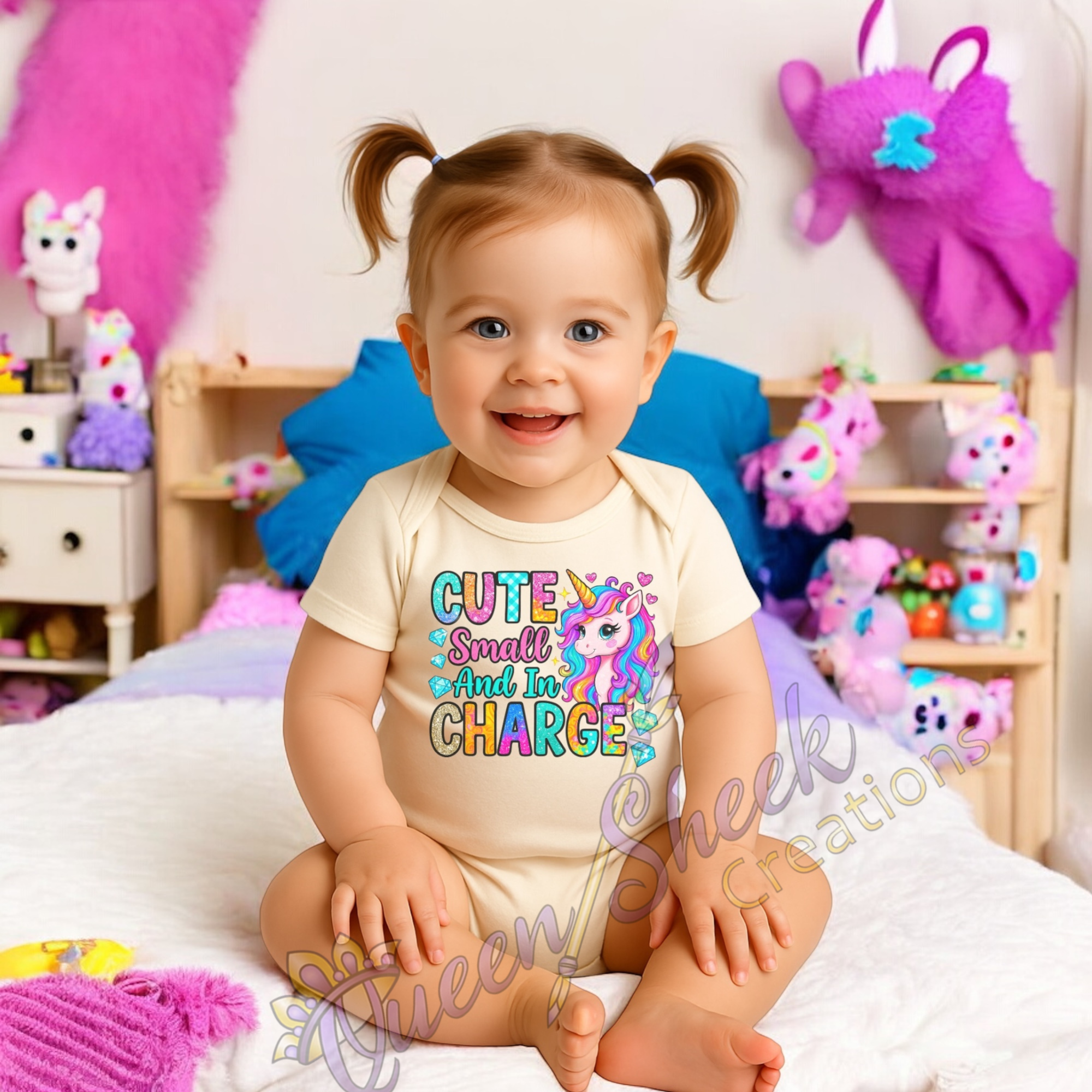 Cute Small And In Charge Onsies