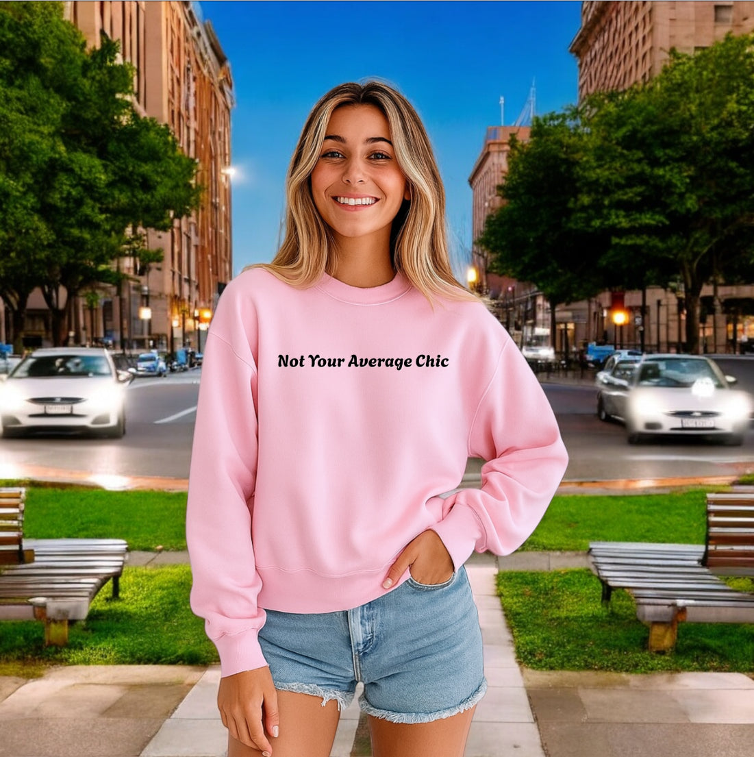 Not Your Average Chic Sweatshirt