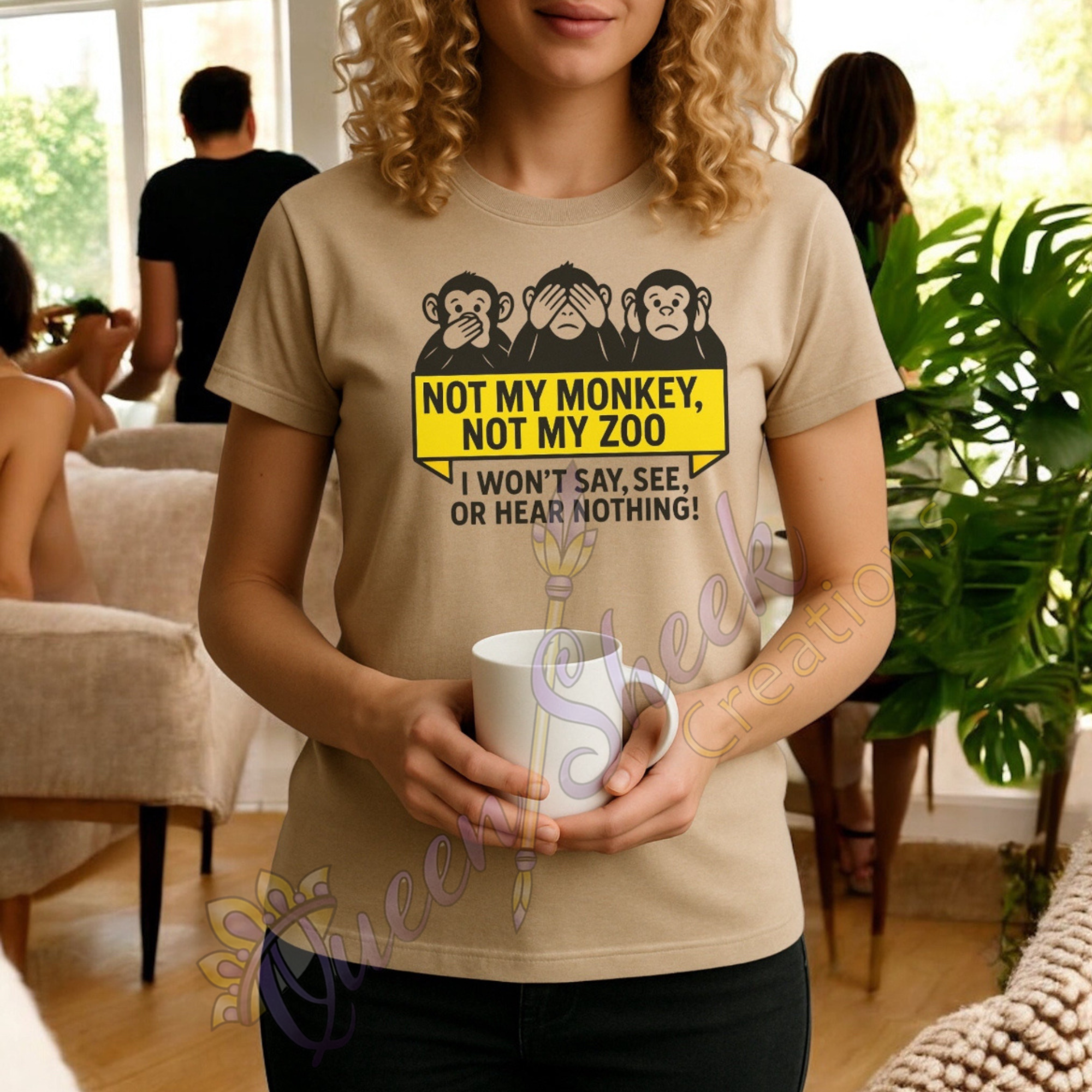 Not My Monkey Not My Zoo Tshirt