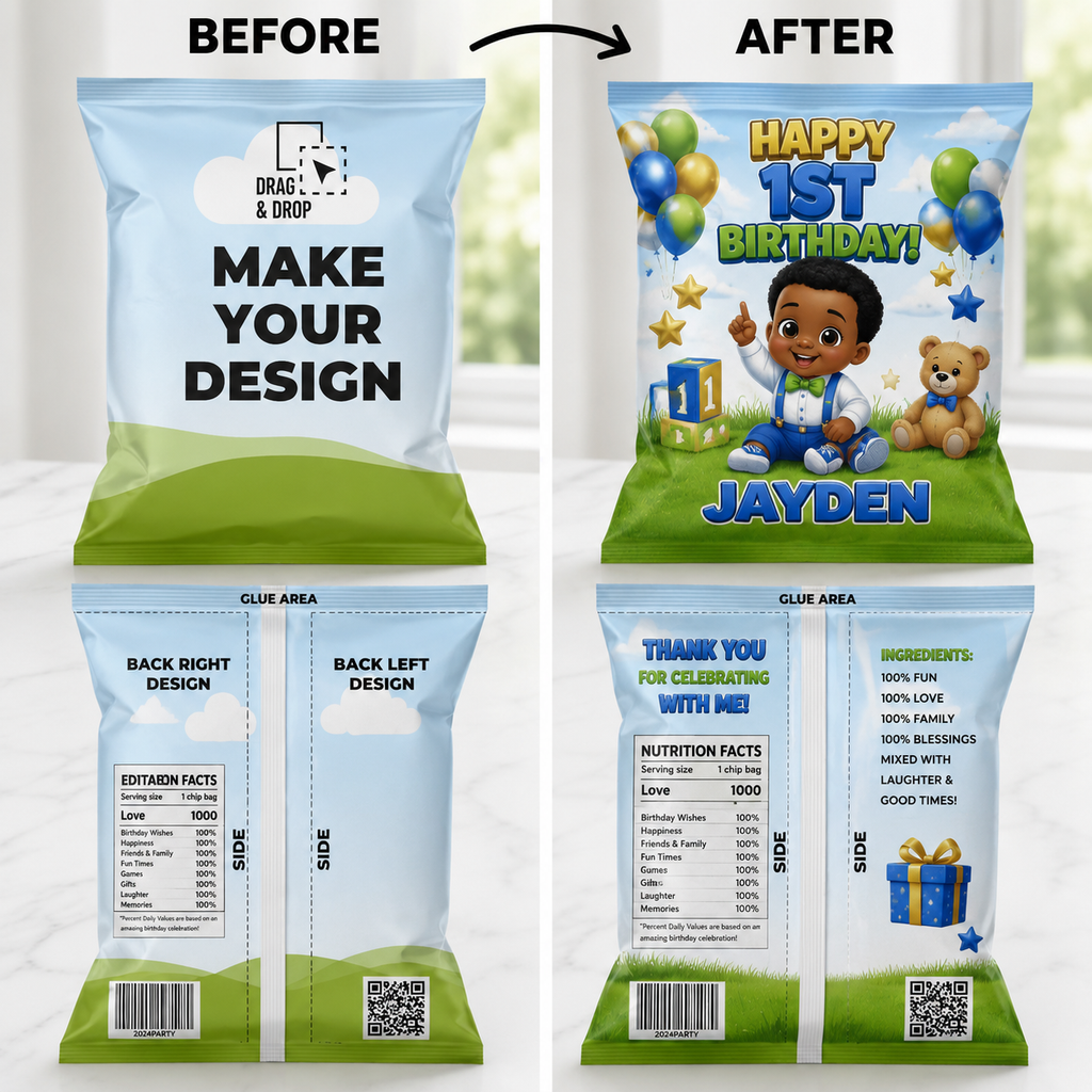 Custom Chip Bags & Labels