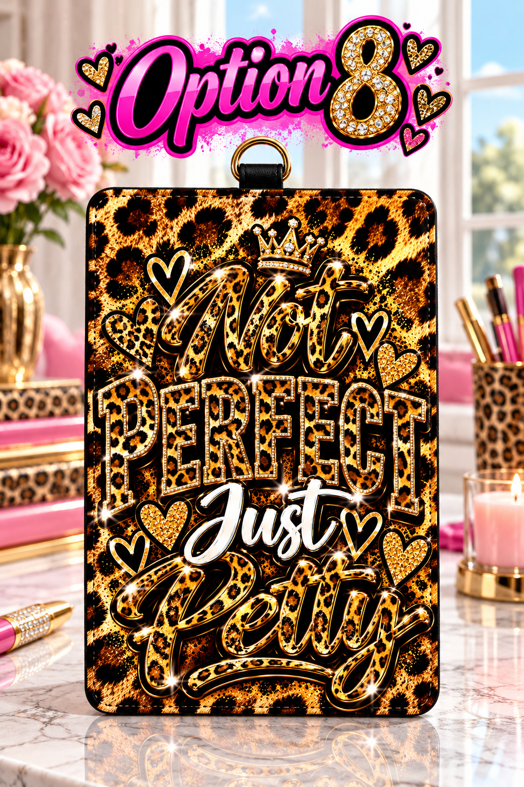 Animal Print ID Badge Holders