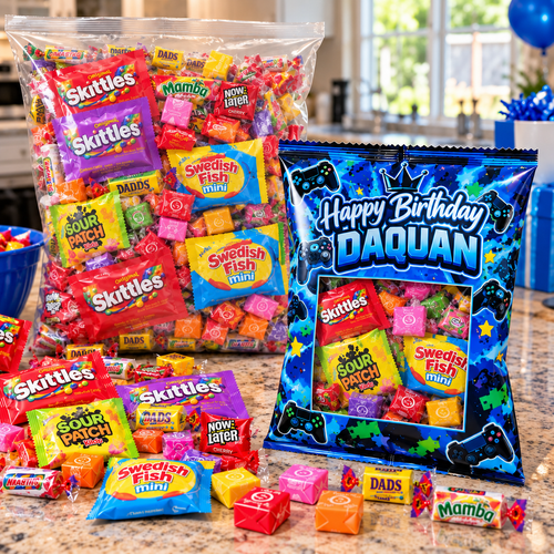 Custom Candy pack with window (wholesale)
