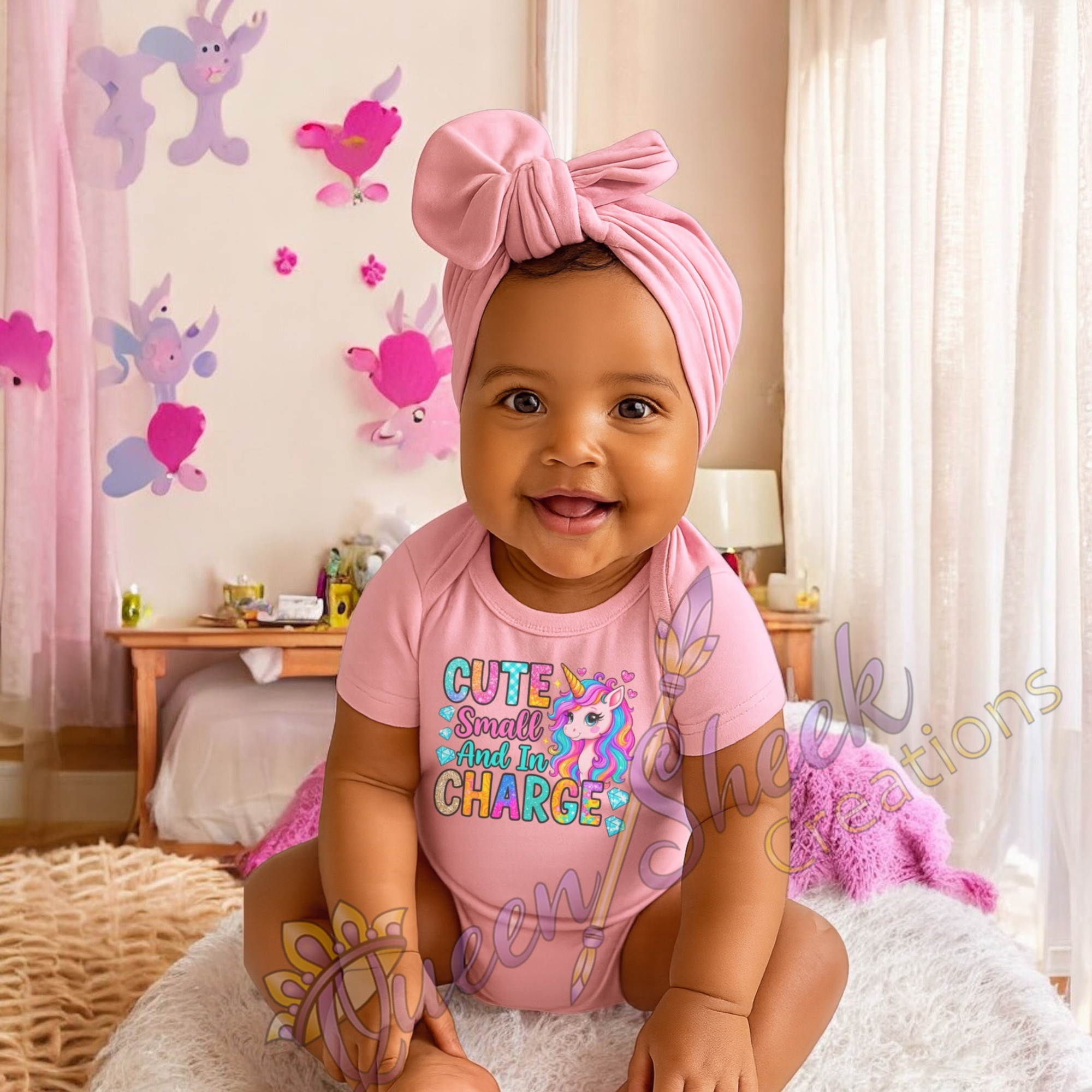 Cute Small And In Charge Onsies