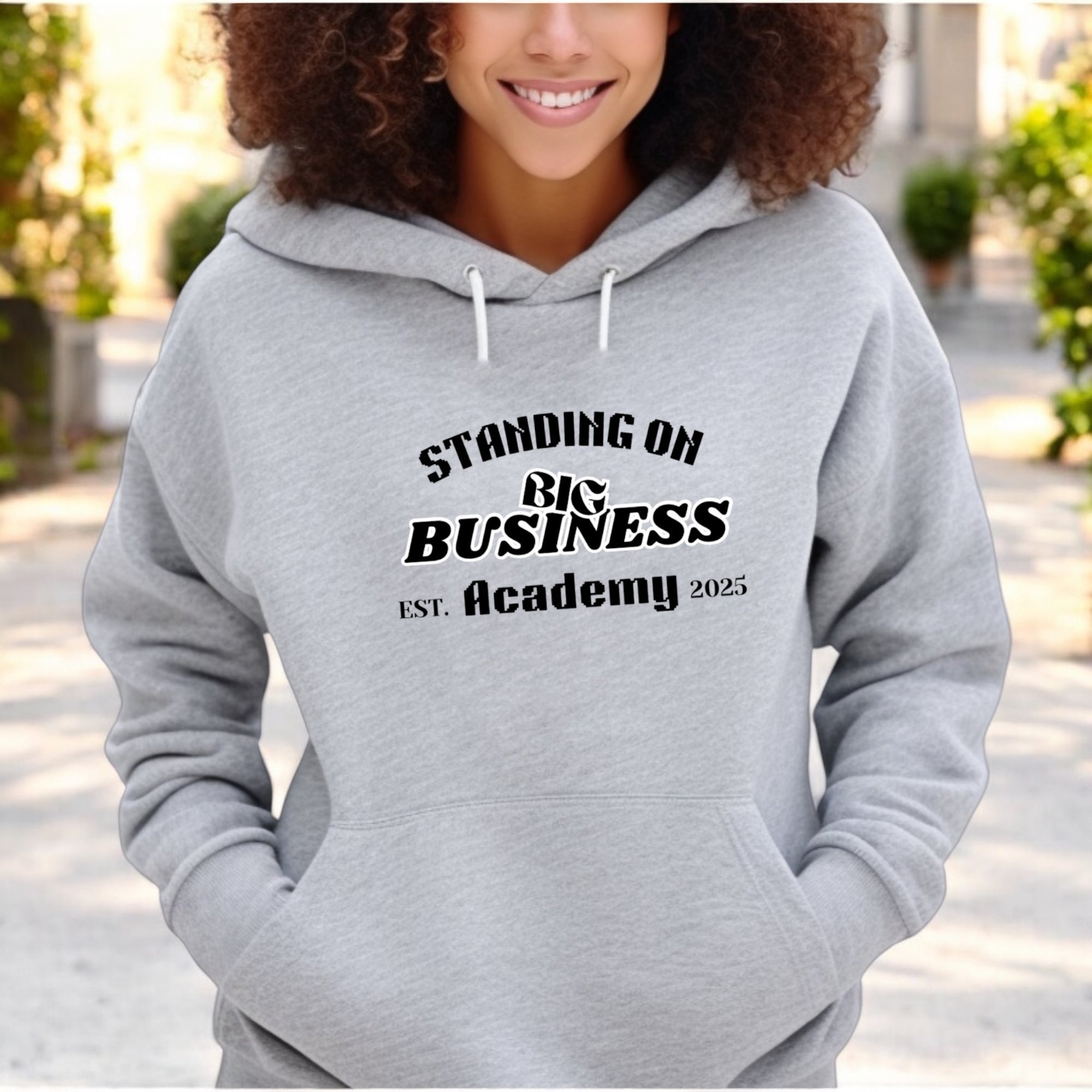 Standing on Big Business Hoodie