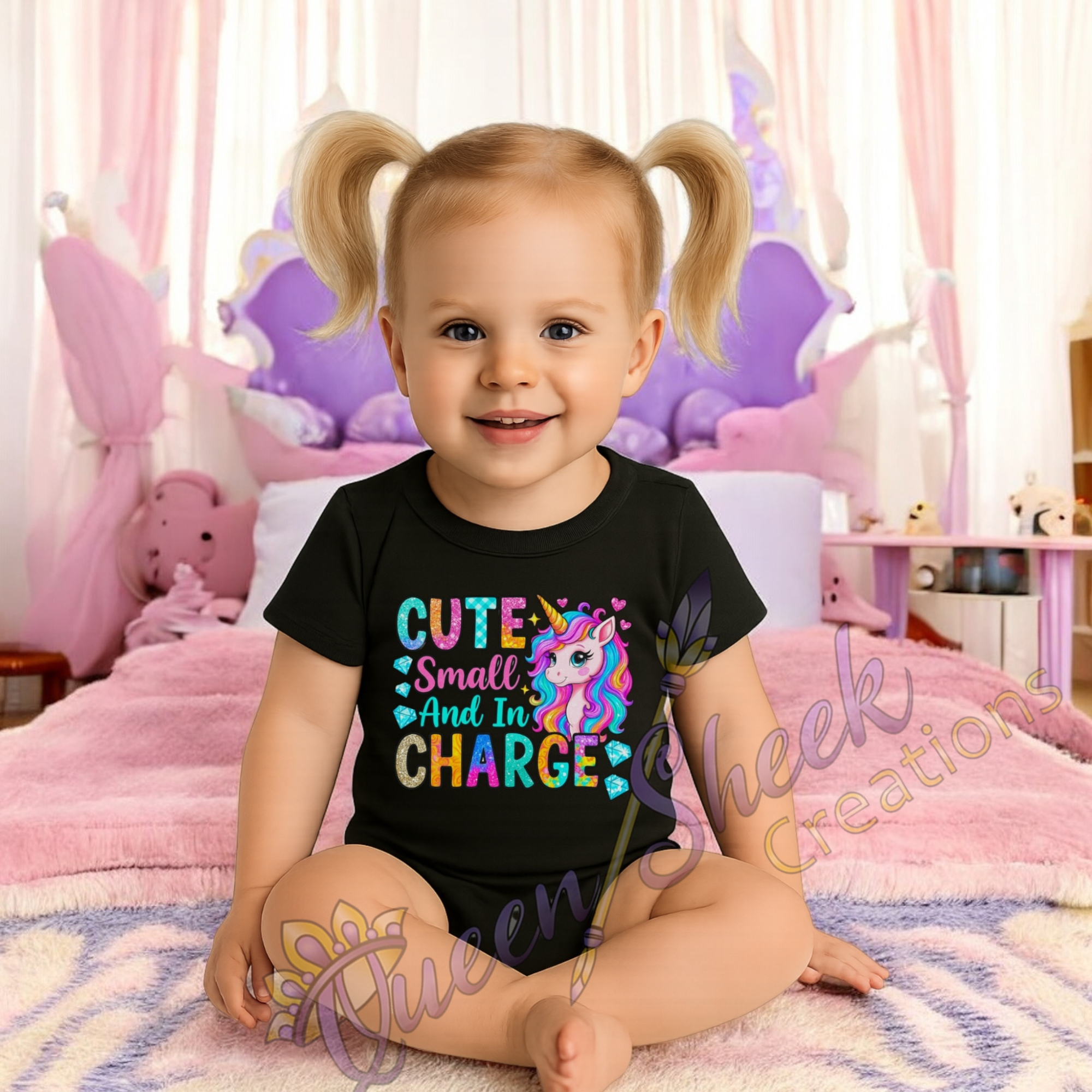 Cute Small And In Charge Onsies
