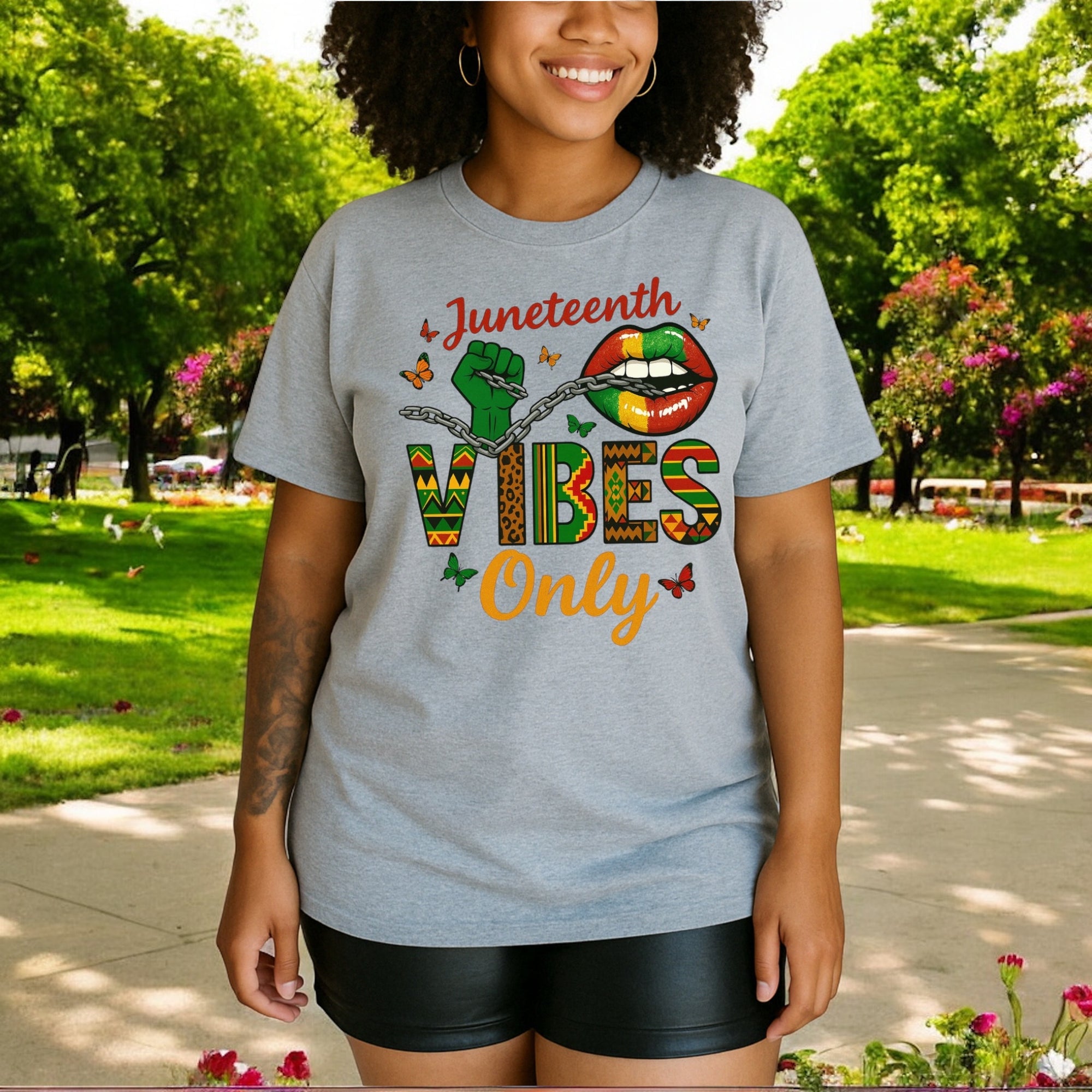 Juneteenth Vibes Only Tshirt