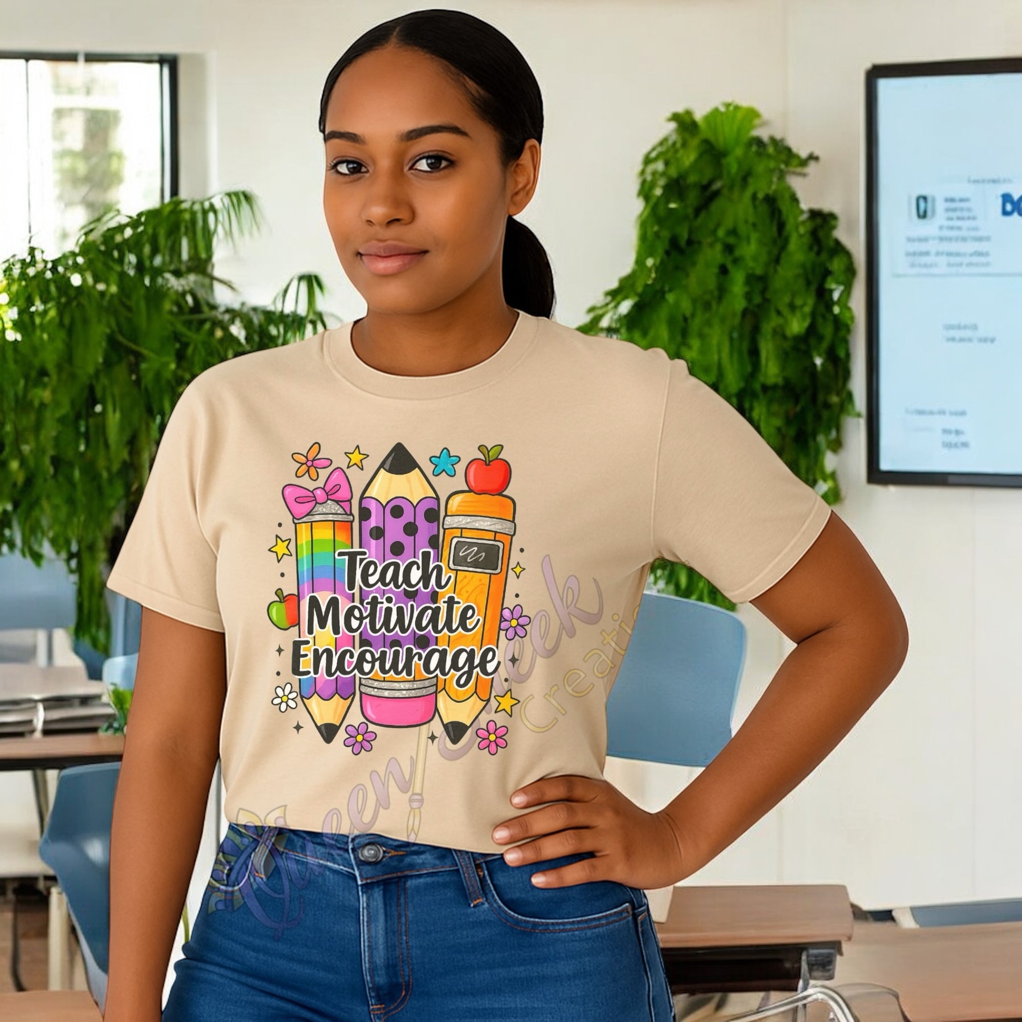 Teach, Motivate, Encourage Tshirts
