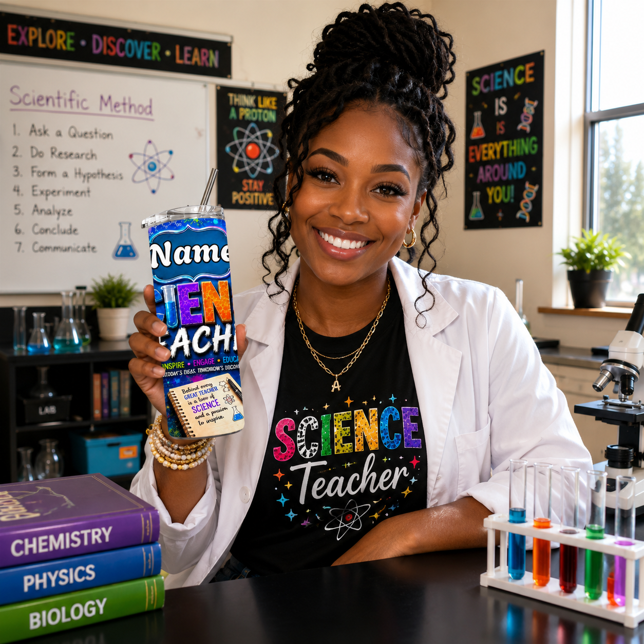 Custom Subject Teacher Tumbler