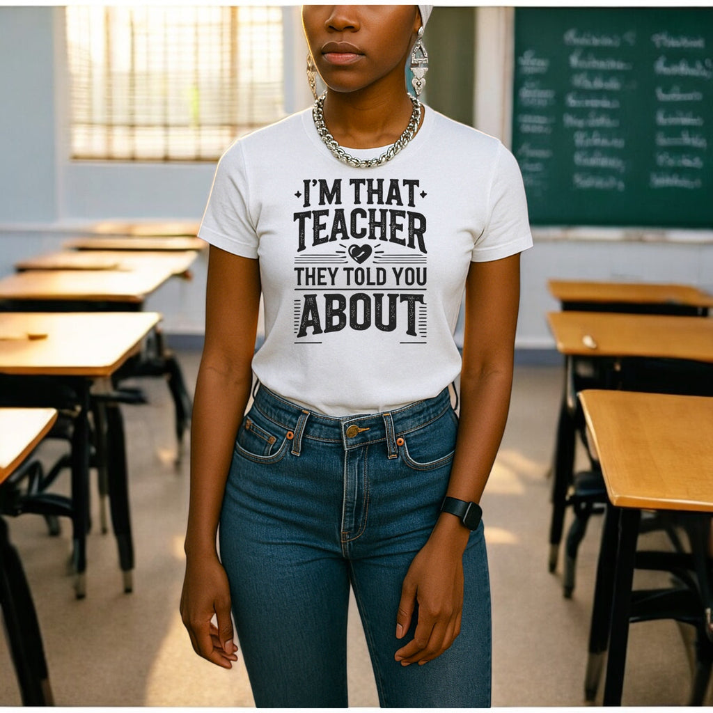 I’m That Teacher They Told You About Tshirts