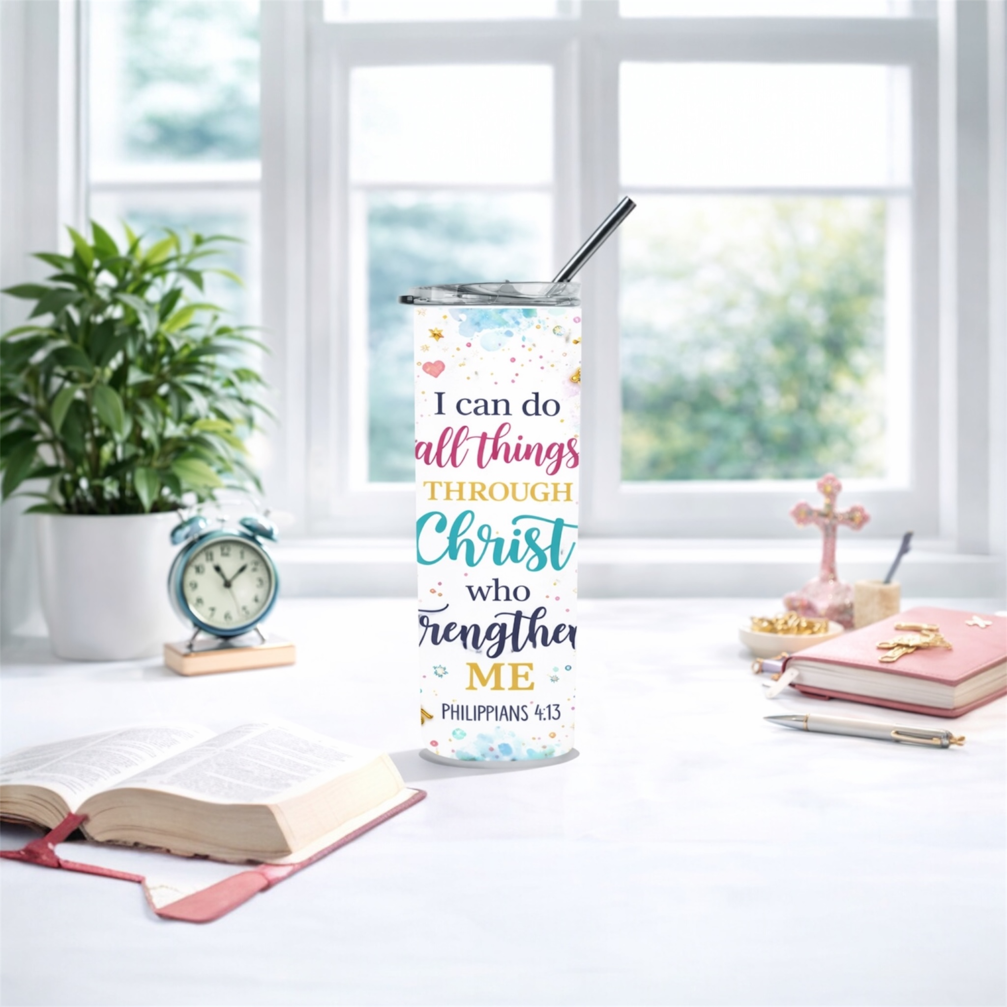 I Can Do All Things Through Jesus Tumbler