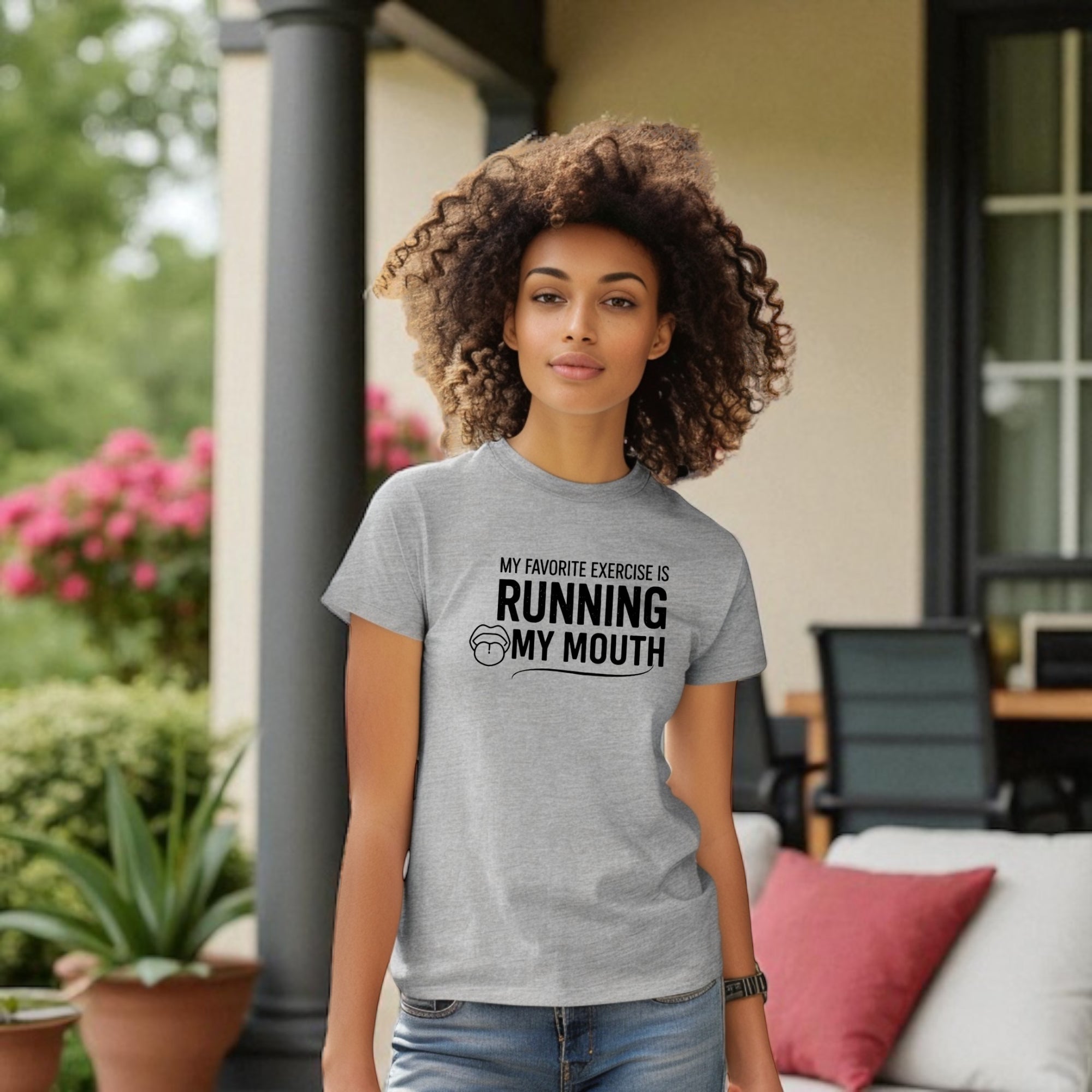Running My Mouth Adult Tshirts